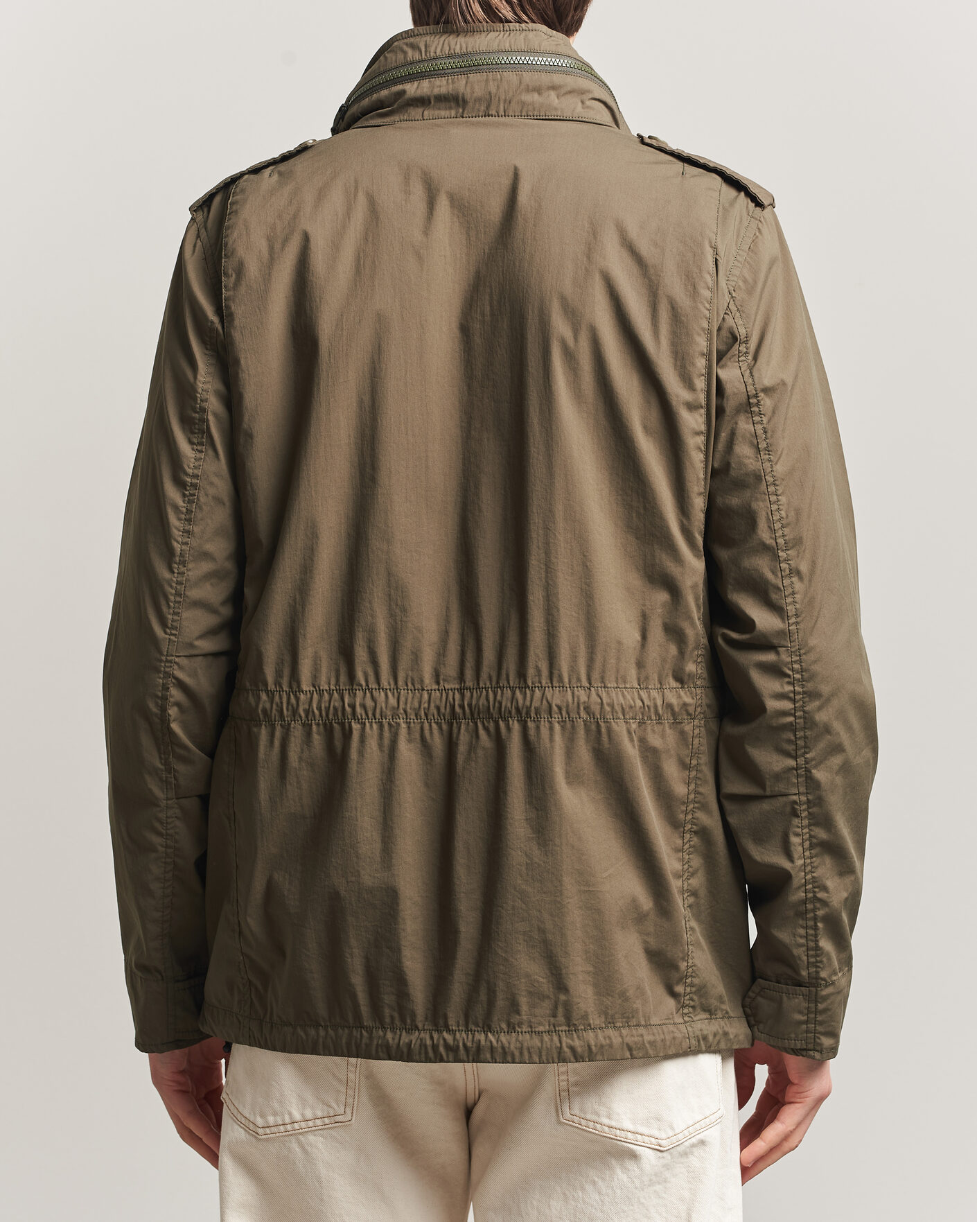 Homme | Manteaux Et Vestes | Aspesi | Lightweight Cotton Field Jacket Military