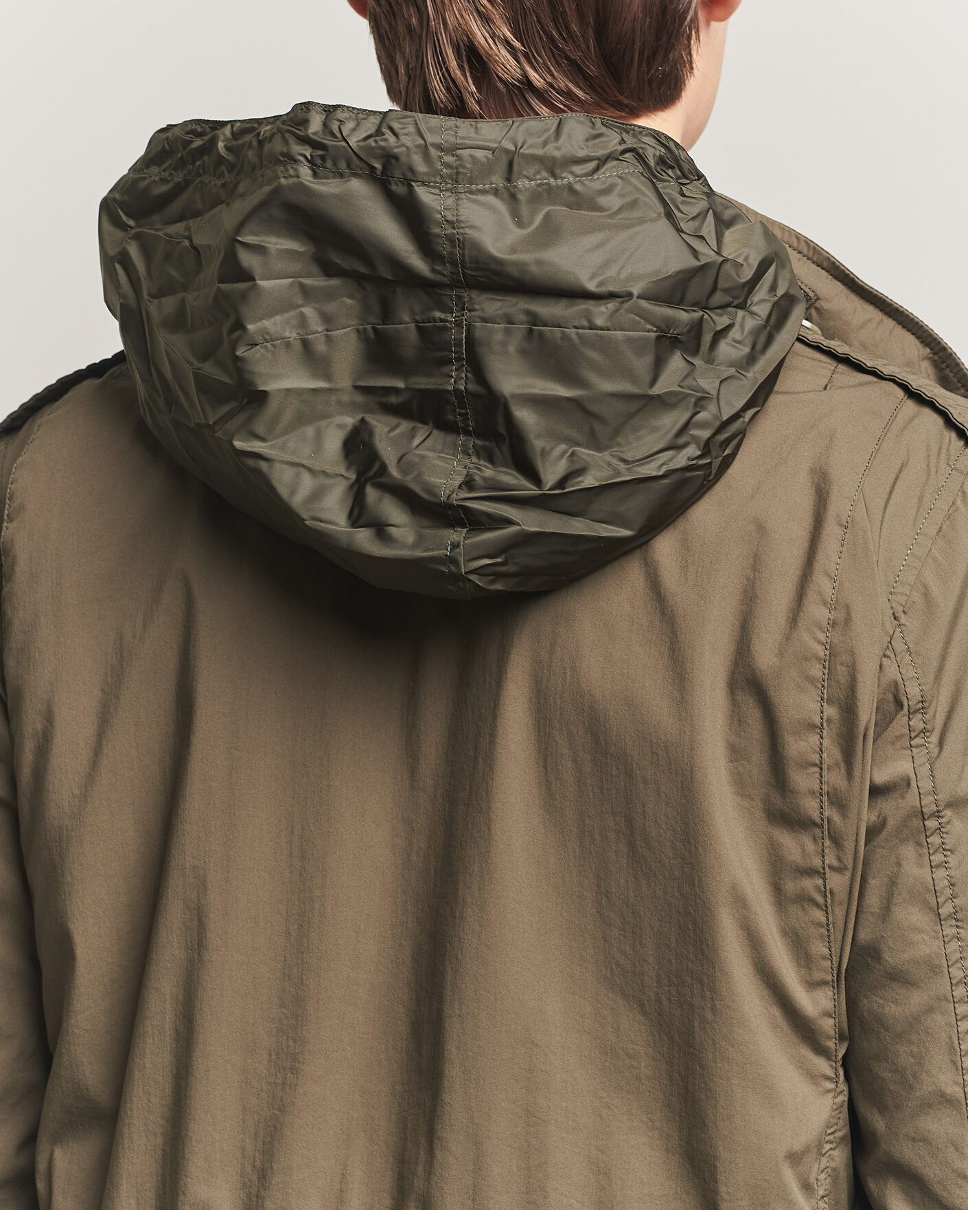 Homme | Manteaux Et Vestes | Aspesi | Lightweight Cotton Field Jacket Military