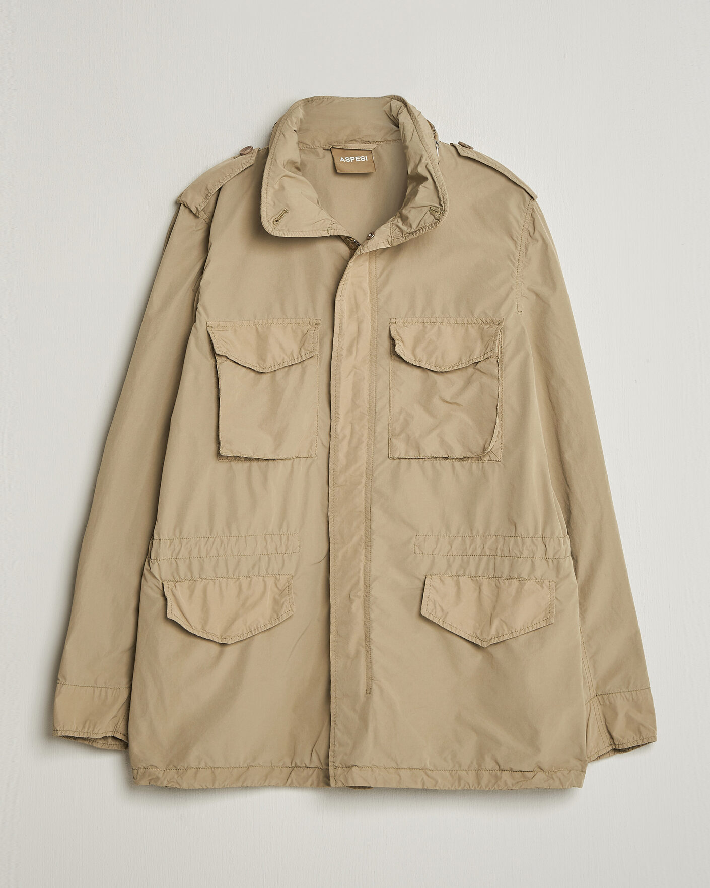 Homme | Manteaux Et Vestes | Aspesi | Garment Dyed Field Jacket Sand
