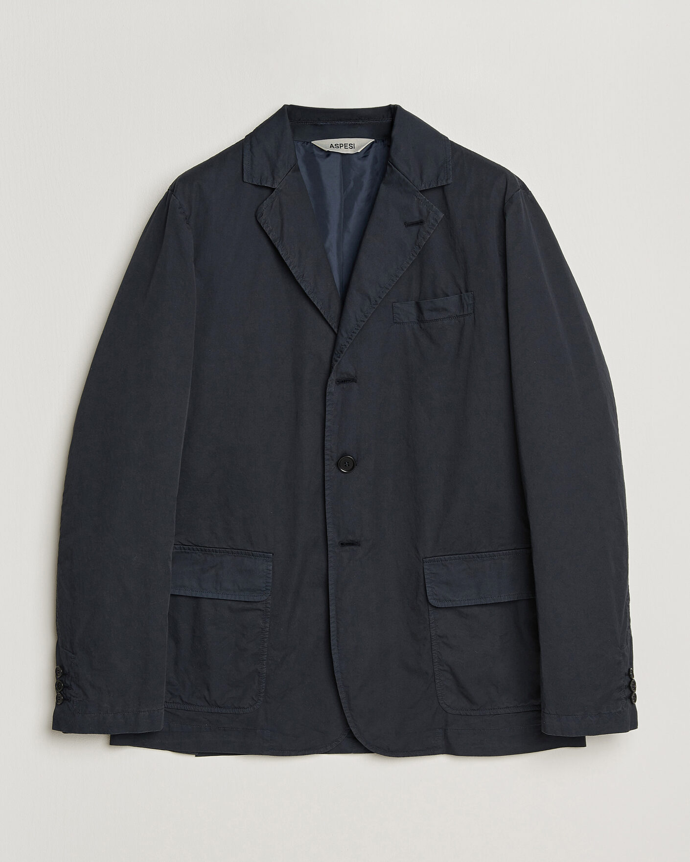 Homme | Blazers | Aspesi | Cotton Blazer Navy