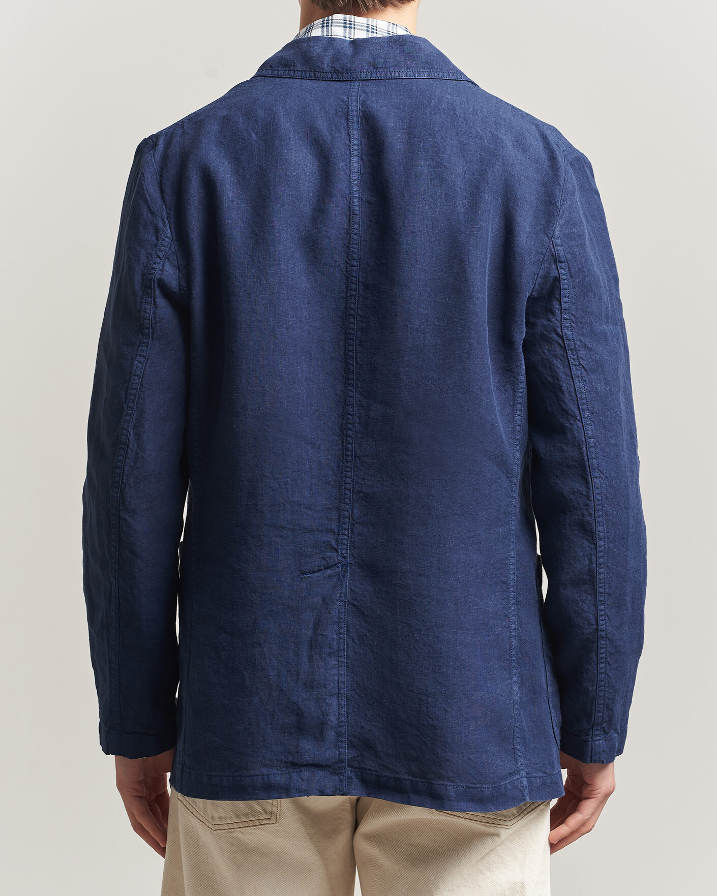 Homme | Blazers | Aspesi | Samuraki Linen Blazer Navy