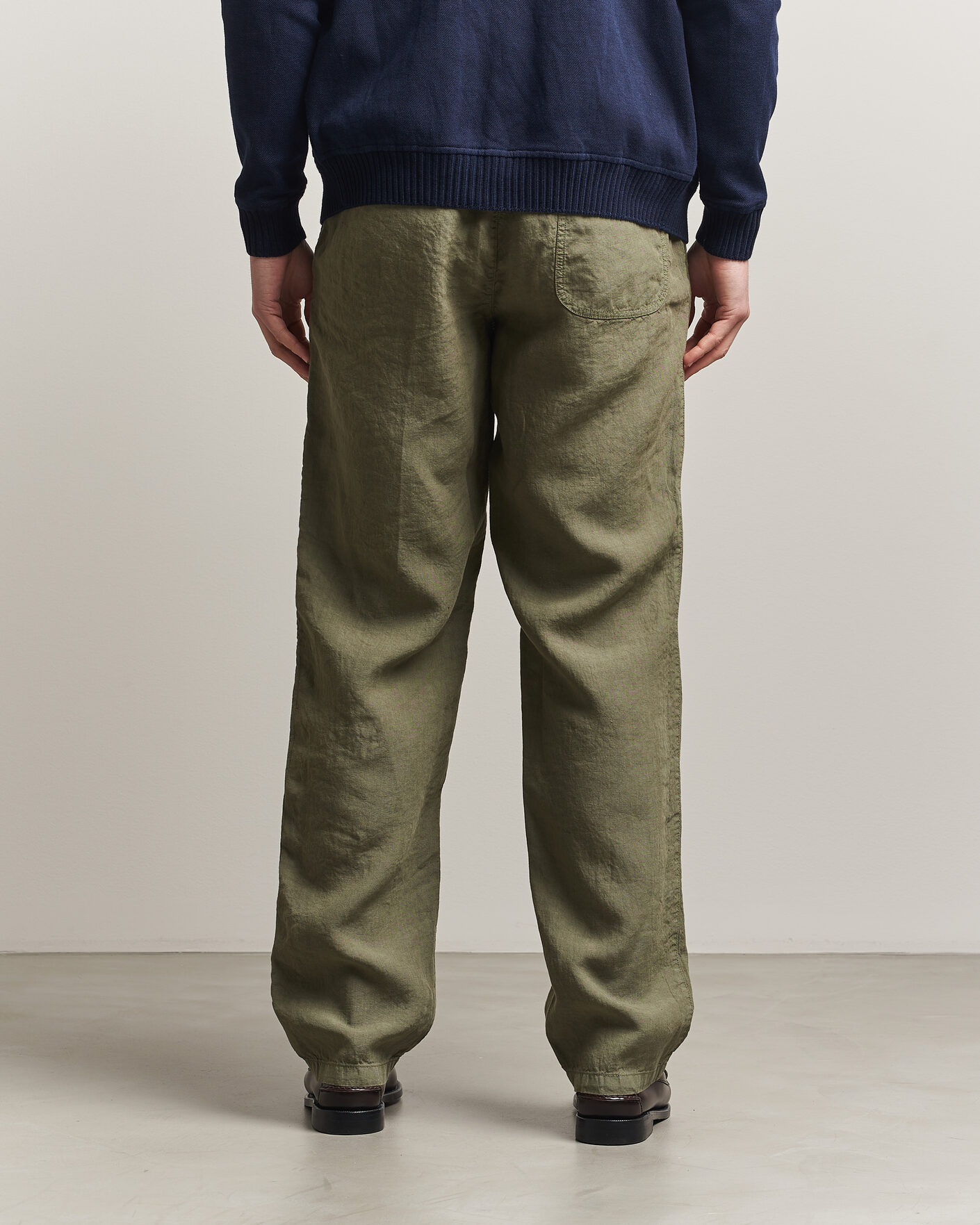 Homme | Pantalons | Aspesi | Ventura Linen Pants Military