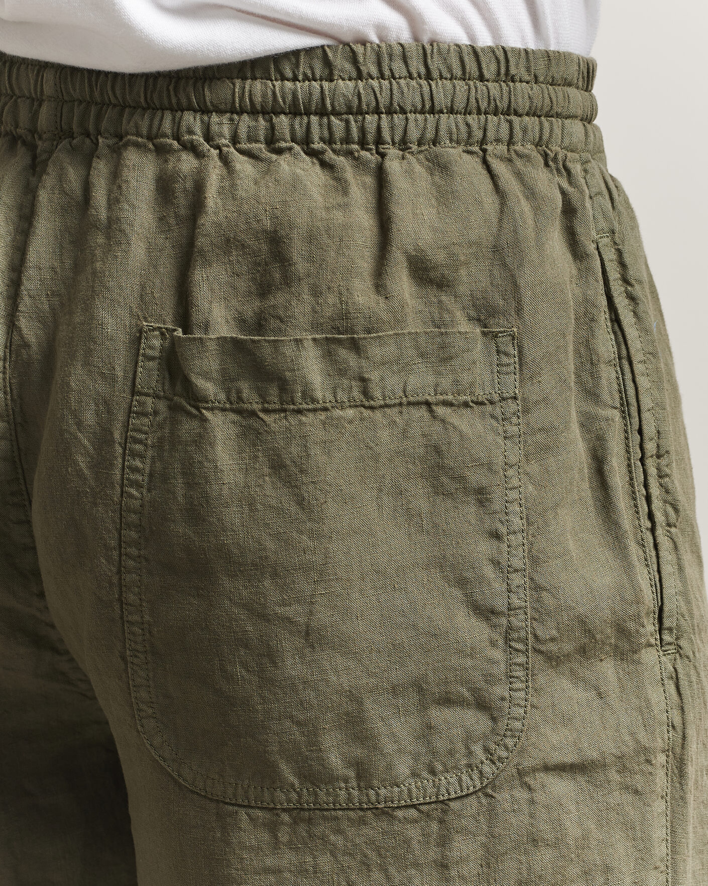 Homme | Pantalons | Aspesi | Ventura Linen Pants Military