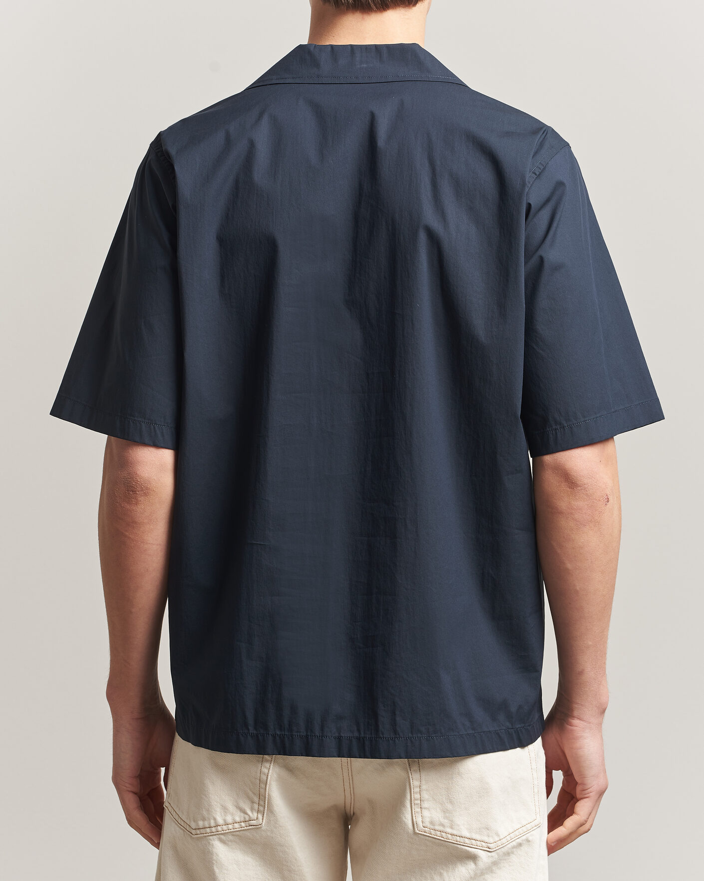 Homme | Chemises | Aspesi | Ago Short Sleeve Shirt Navy