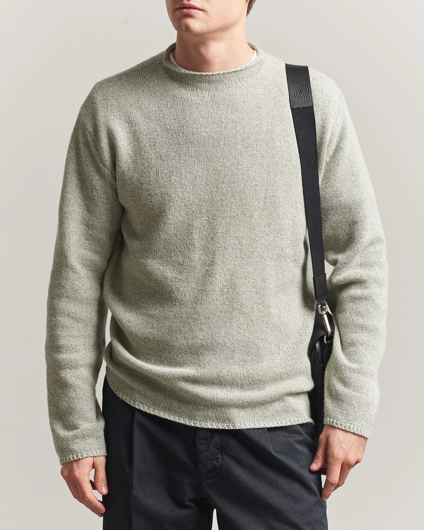 Homme | Pulls Et Tricots | Auralee | Cashmere/Silk Crew Neck Mint Melange