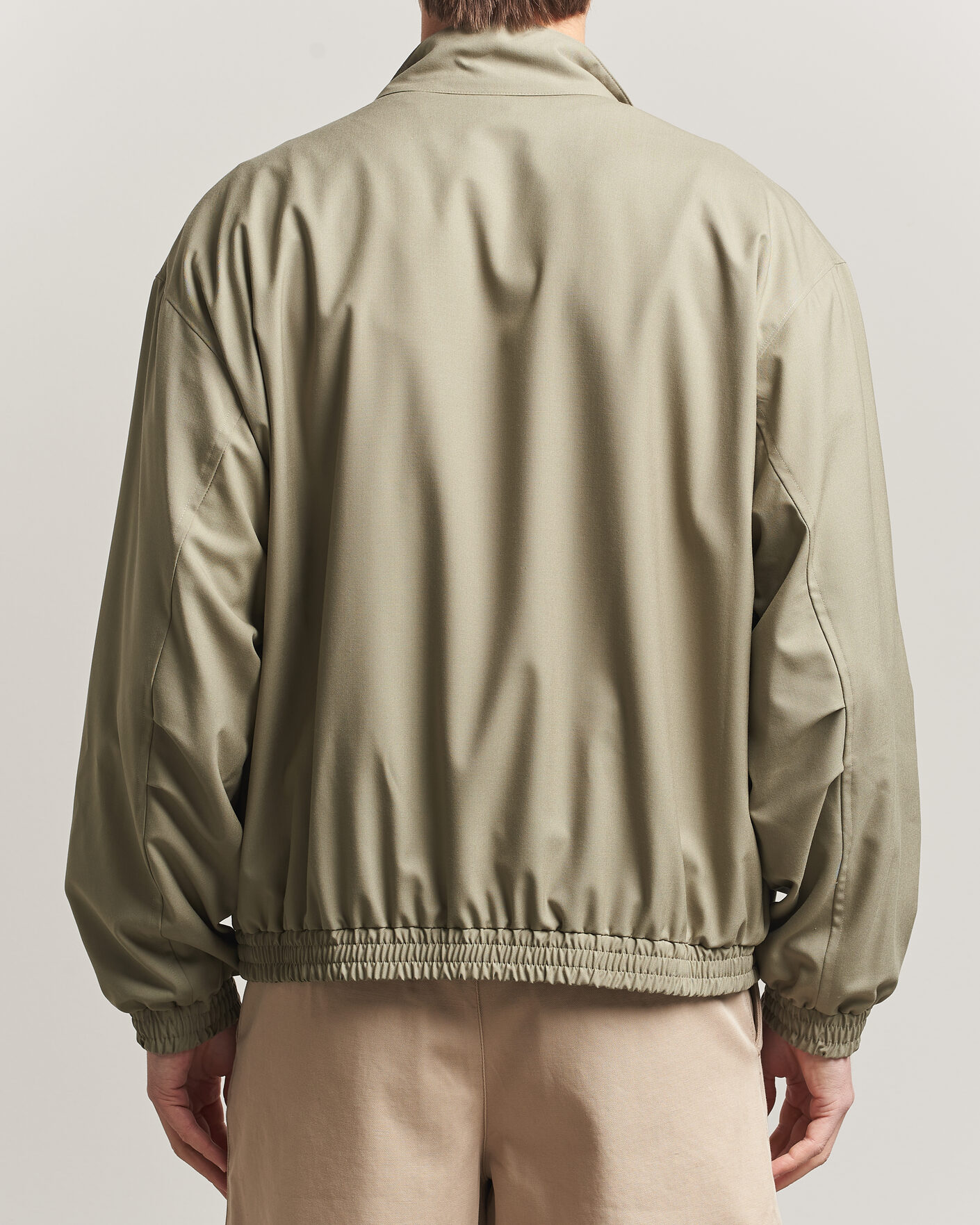 Homme | Manteaux Et Vestes | Auralee | Wool Zip Bomber Jacket Light Khaki