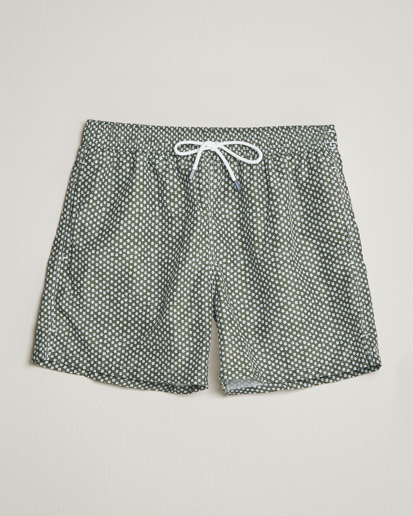 Homme | Maillots De Bain | Fedeli | Madeira Swim Trunk Green Flowers