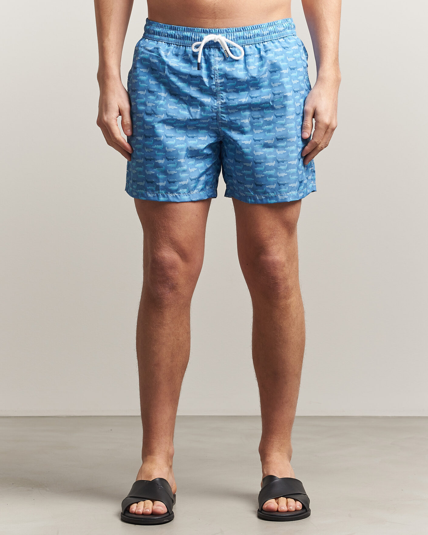 Homme | Maillots De Bain | Fedeli | Madeira Swim Trunk Blue Crocs