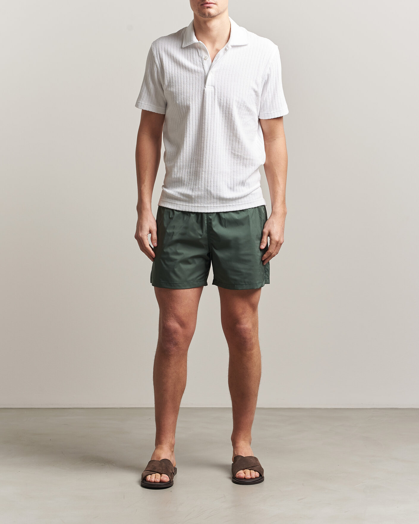 Homme | Maillots De Bain | Fedeli | Madeira Swim Trunk Dark Green