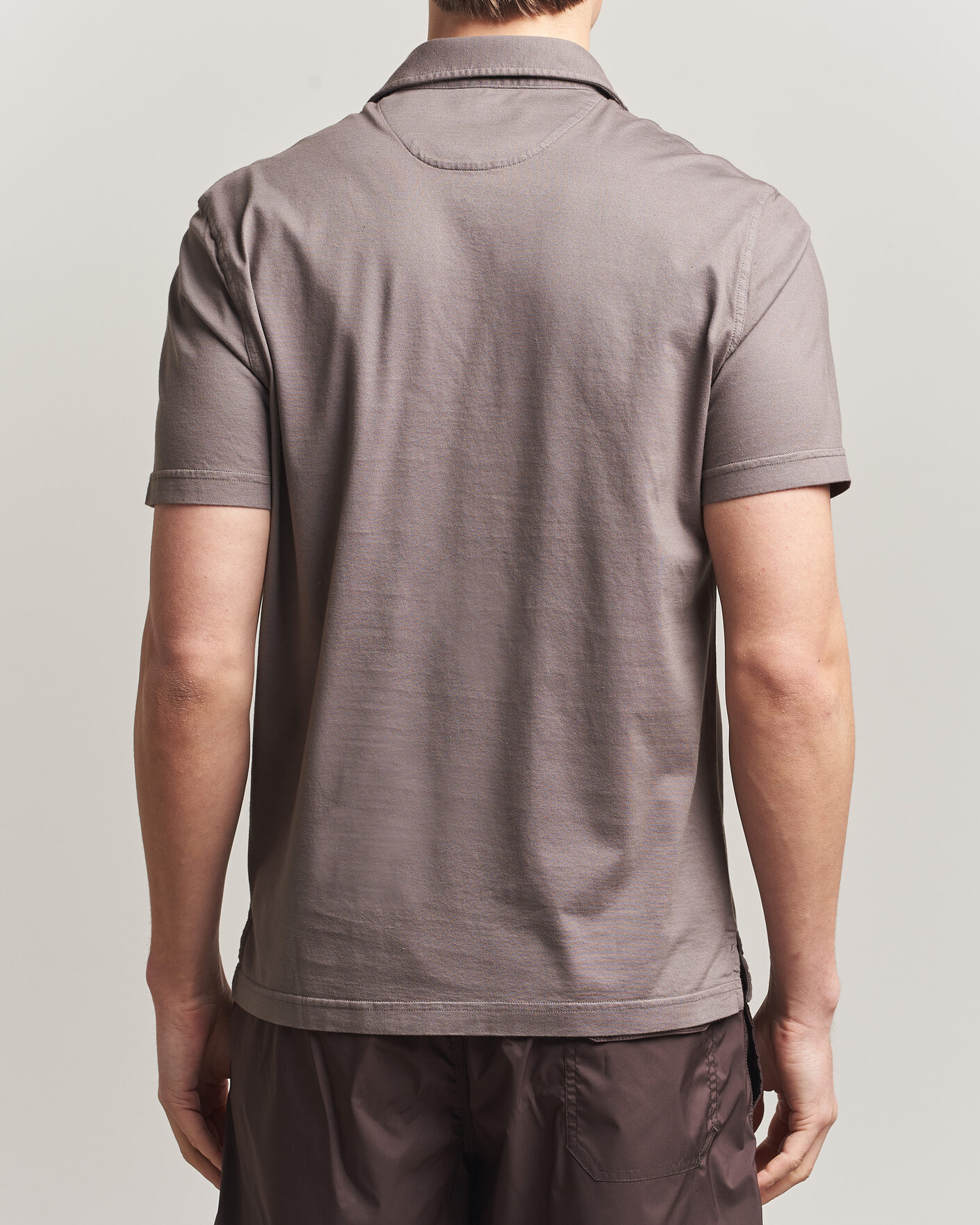 Homme | Polos | Fedeli | Zero Organic Cotton Polo Taupe