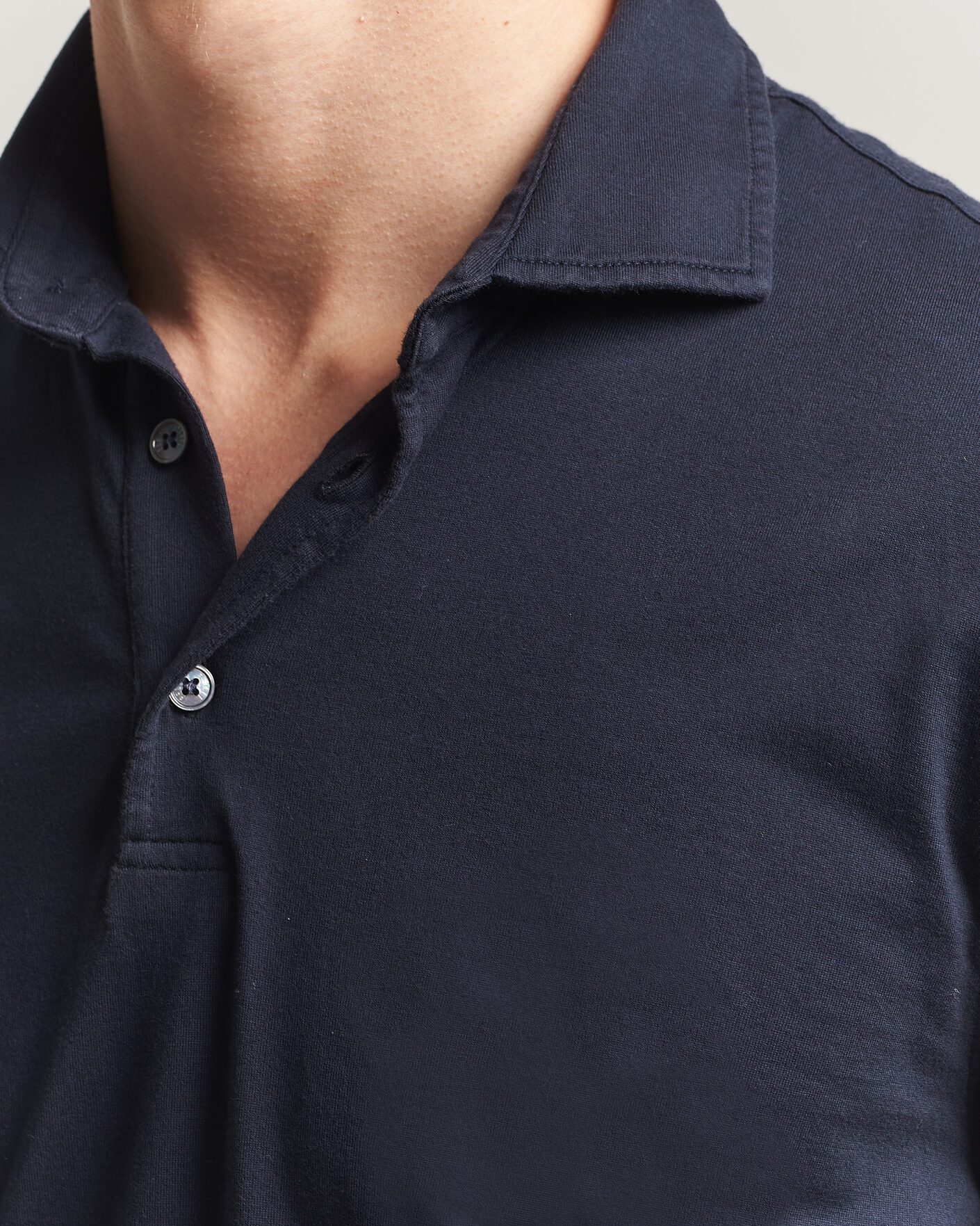 Homme | Polos | Fedeli | Zero Organic Cotton Polo Navy