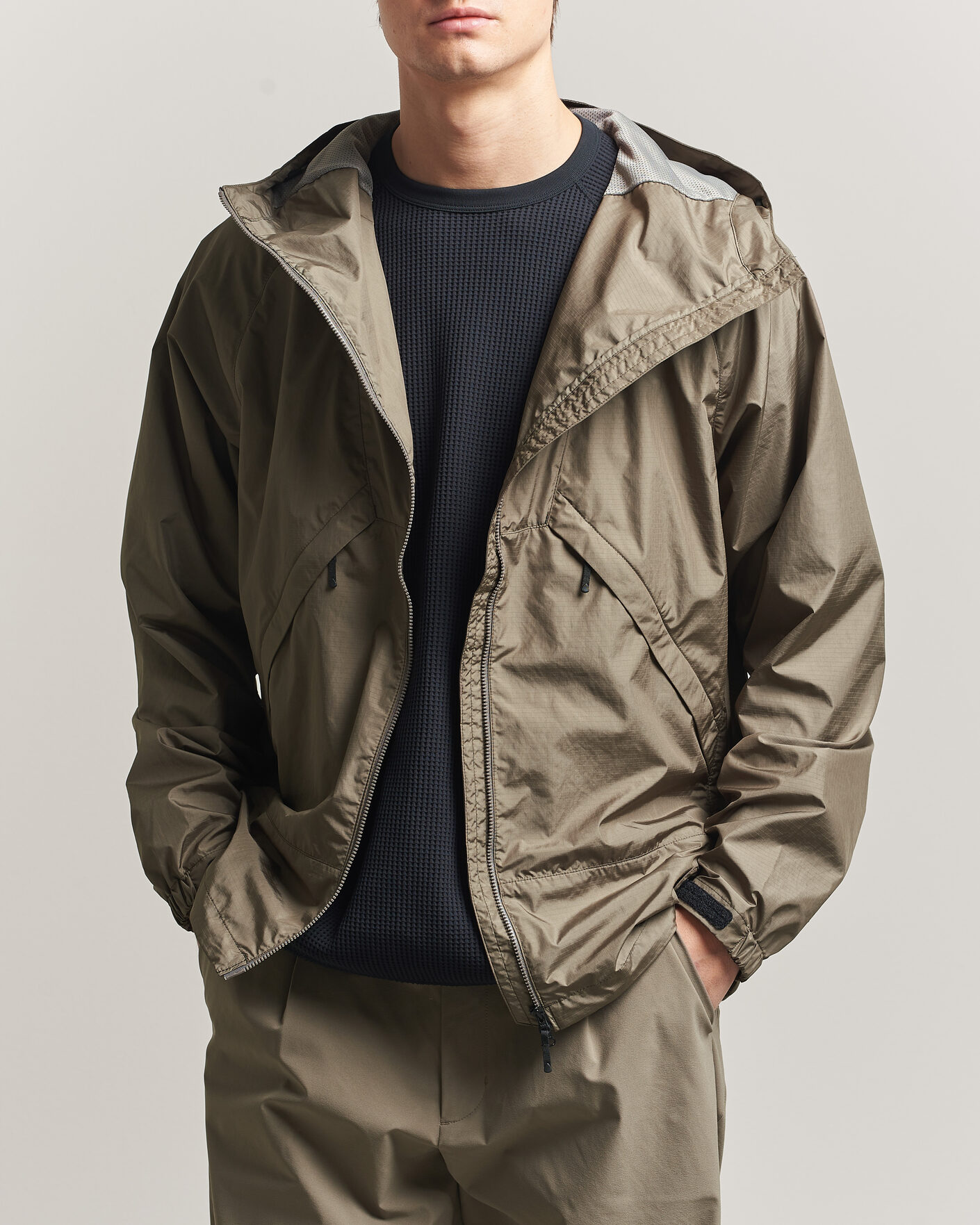 Homme | Manteaux Et Vestes | Goldwin | Rip Stop Hooded Jacket Sand