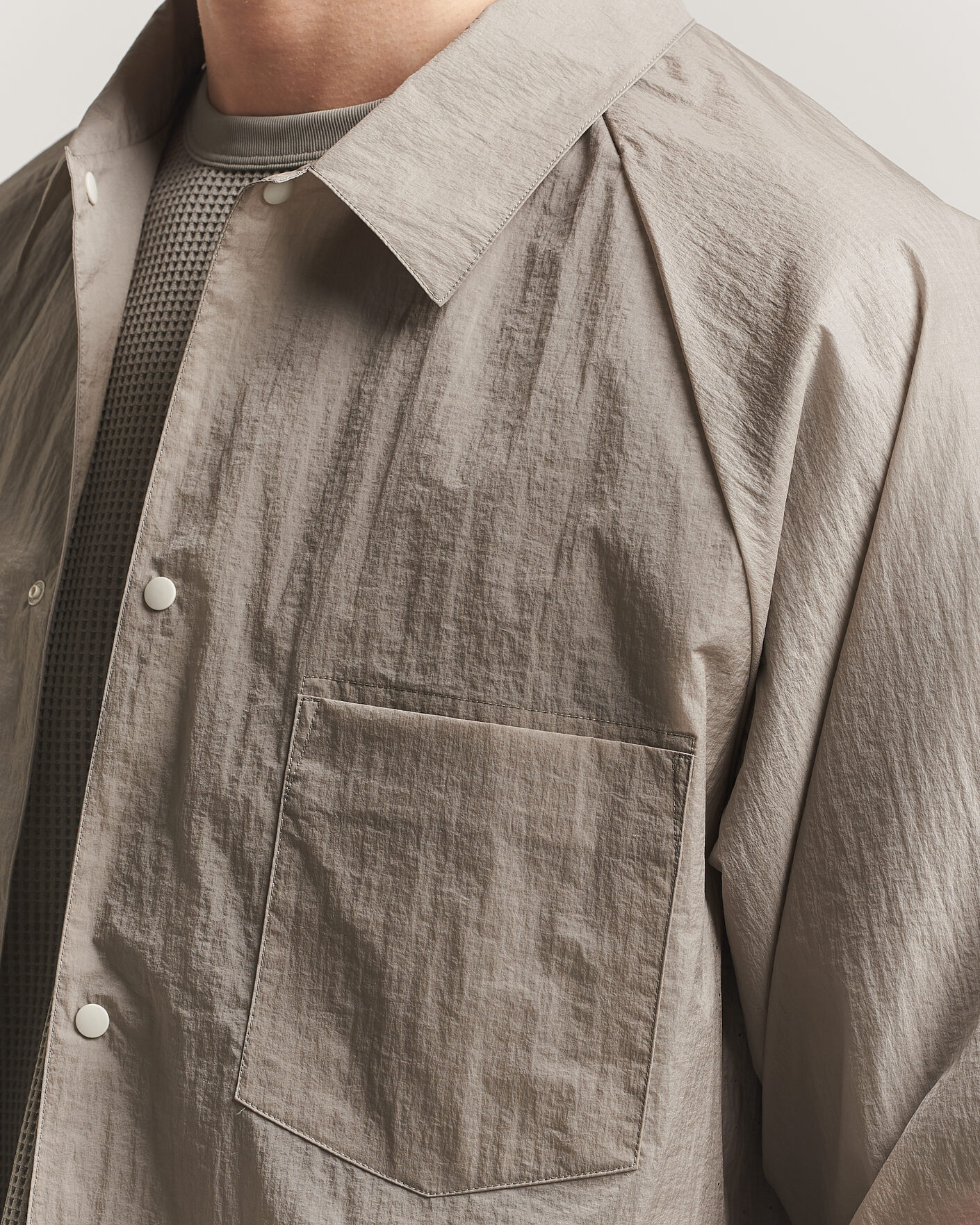 Homme | Chemises | Goldwin | Nylon Wind Shirt Arid Beige
