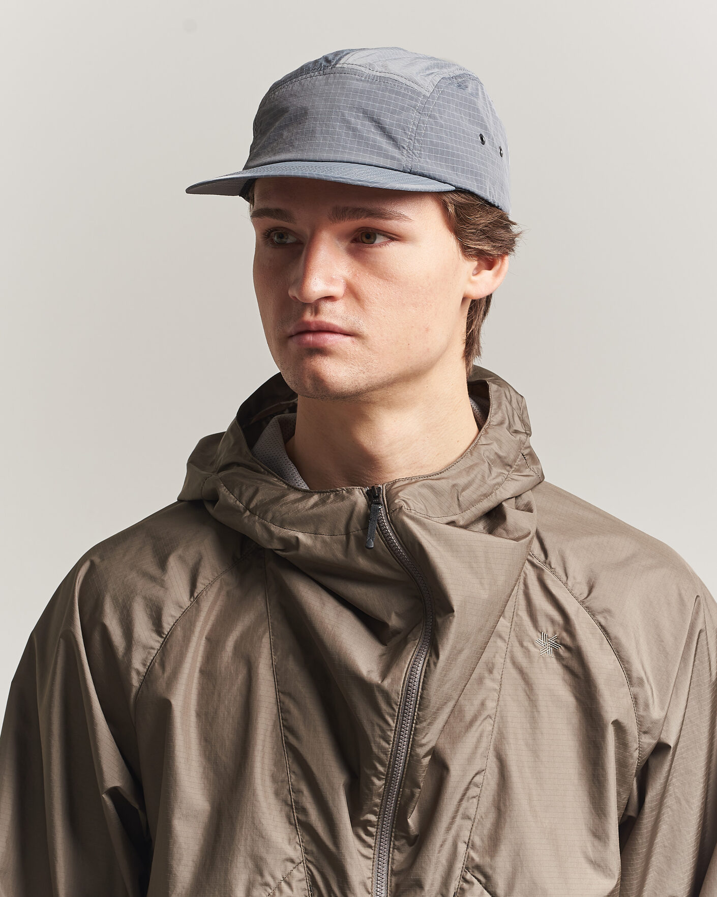 Homme | Bobs Et Casquettes | Goldwin | Rip Stop Wind Cap Sleet Gray