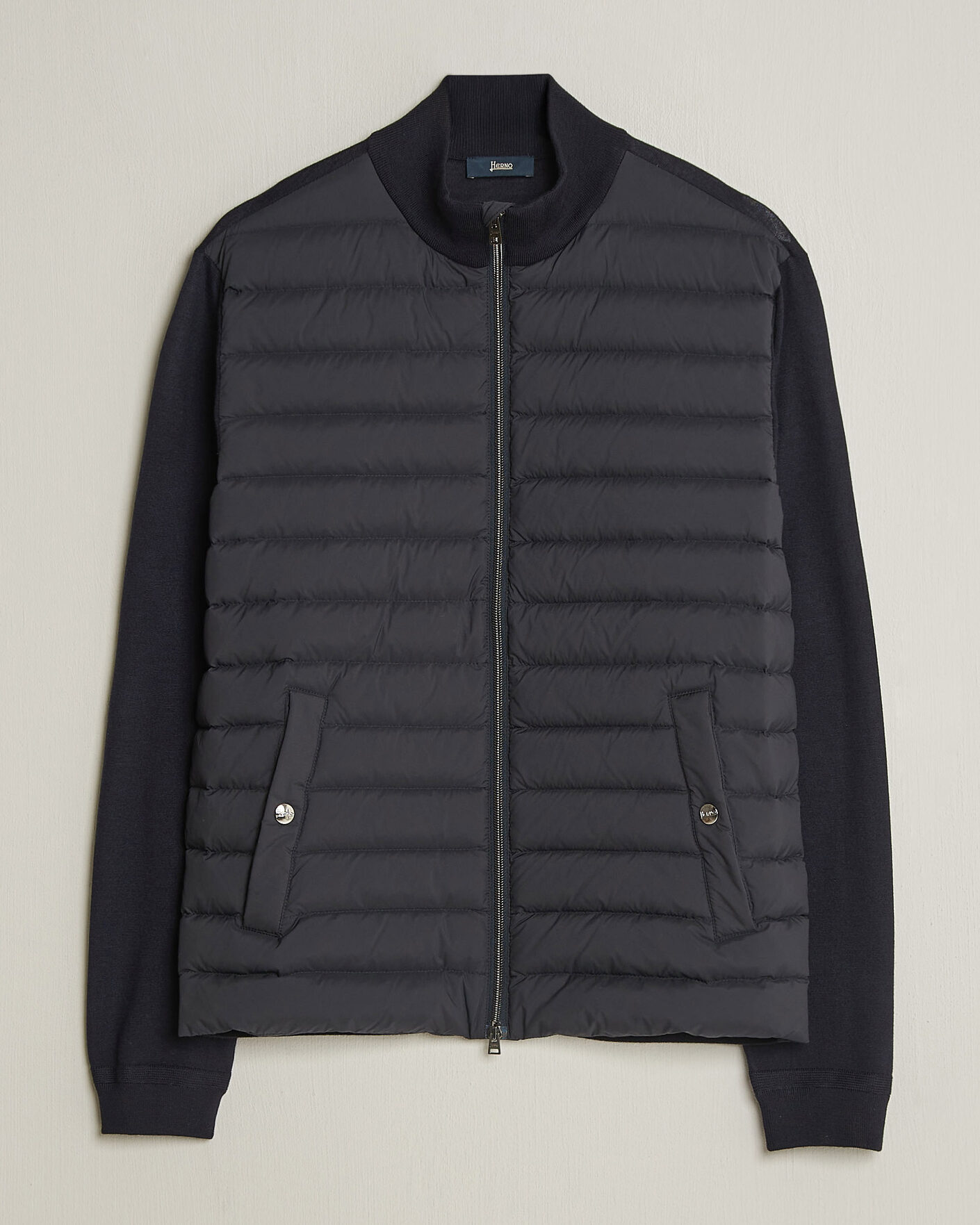 Homme | Manteaux Et Vestes | Herno | Luxury Hybrid Jacket Navy