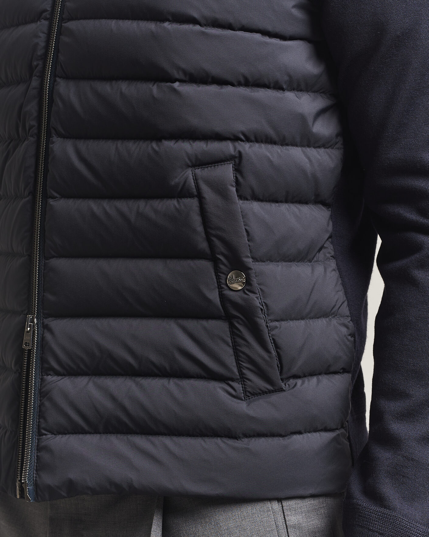 Homme | Manteaux Et Vestes | Herno | Luxury Hybrid Jacket Navy