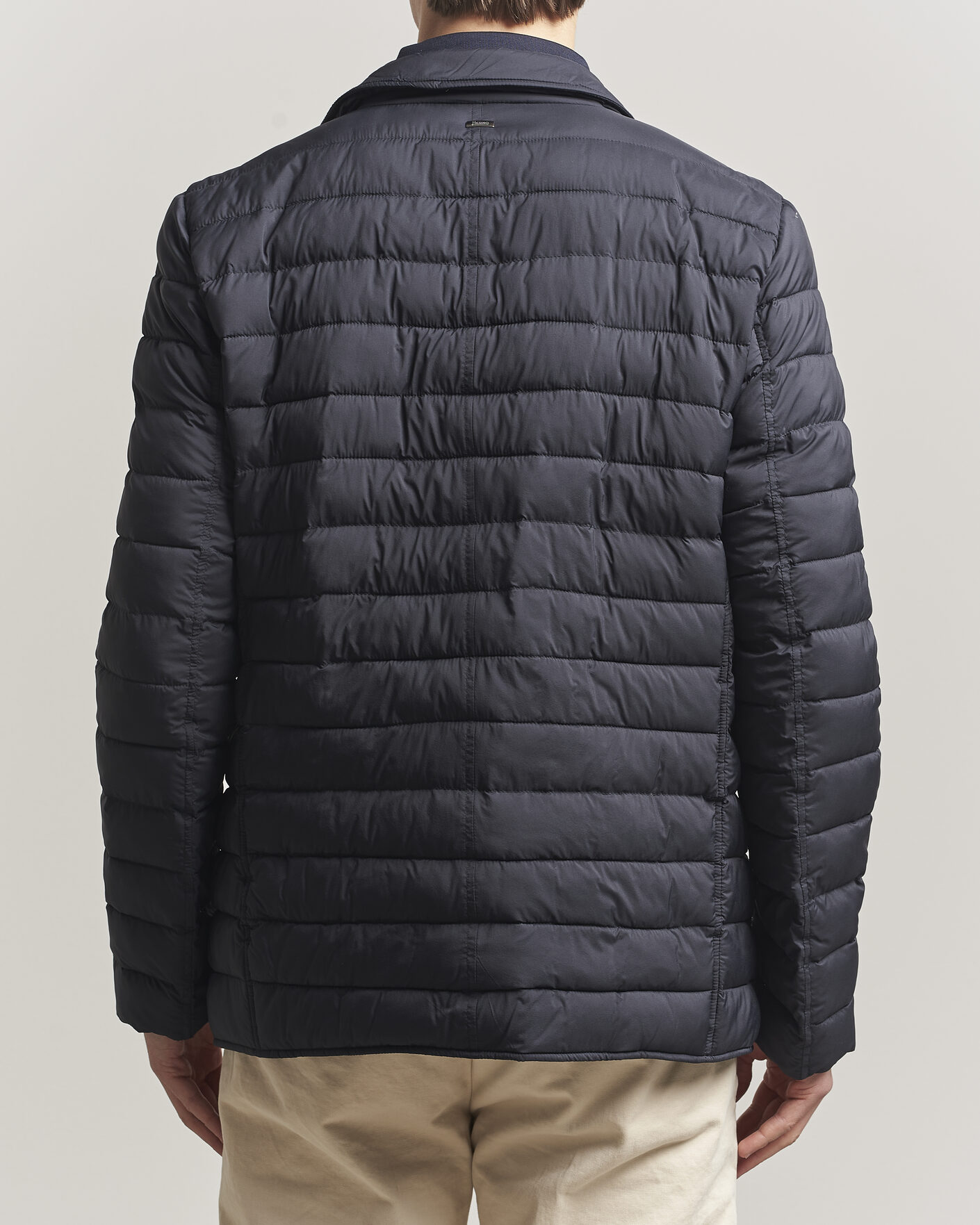 Homme | Manteaux Et Vestes | Herno | Nuage Matt Nylon Blazer Navy