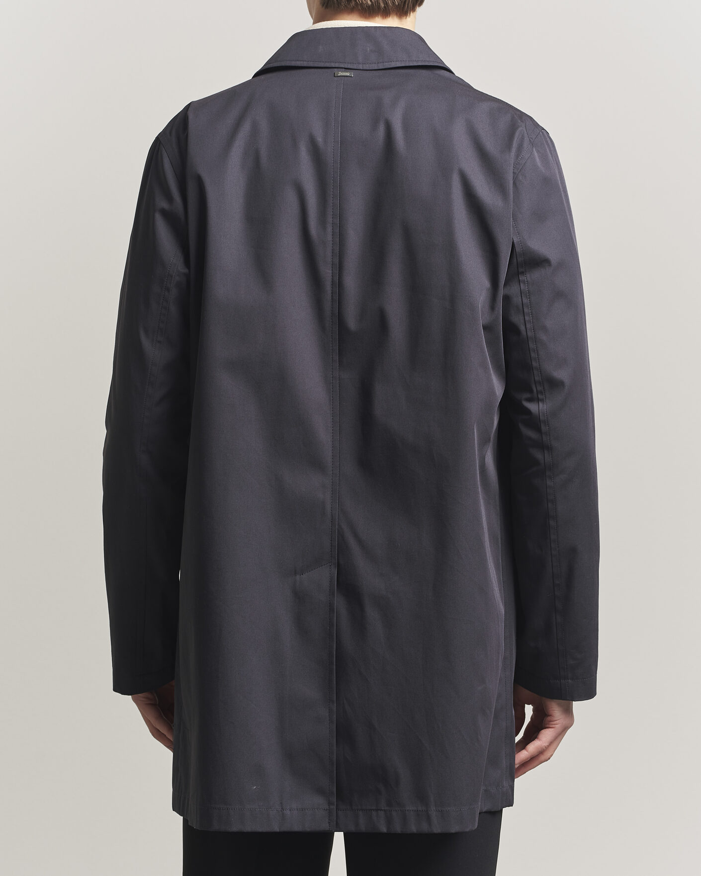 Homme | Manteaux Et Vestes | Herno | Cotton Car Coat Navy