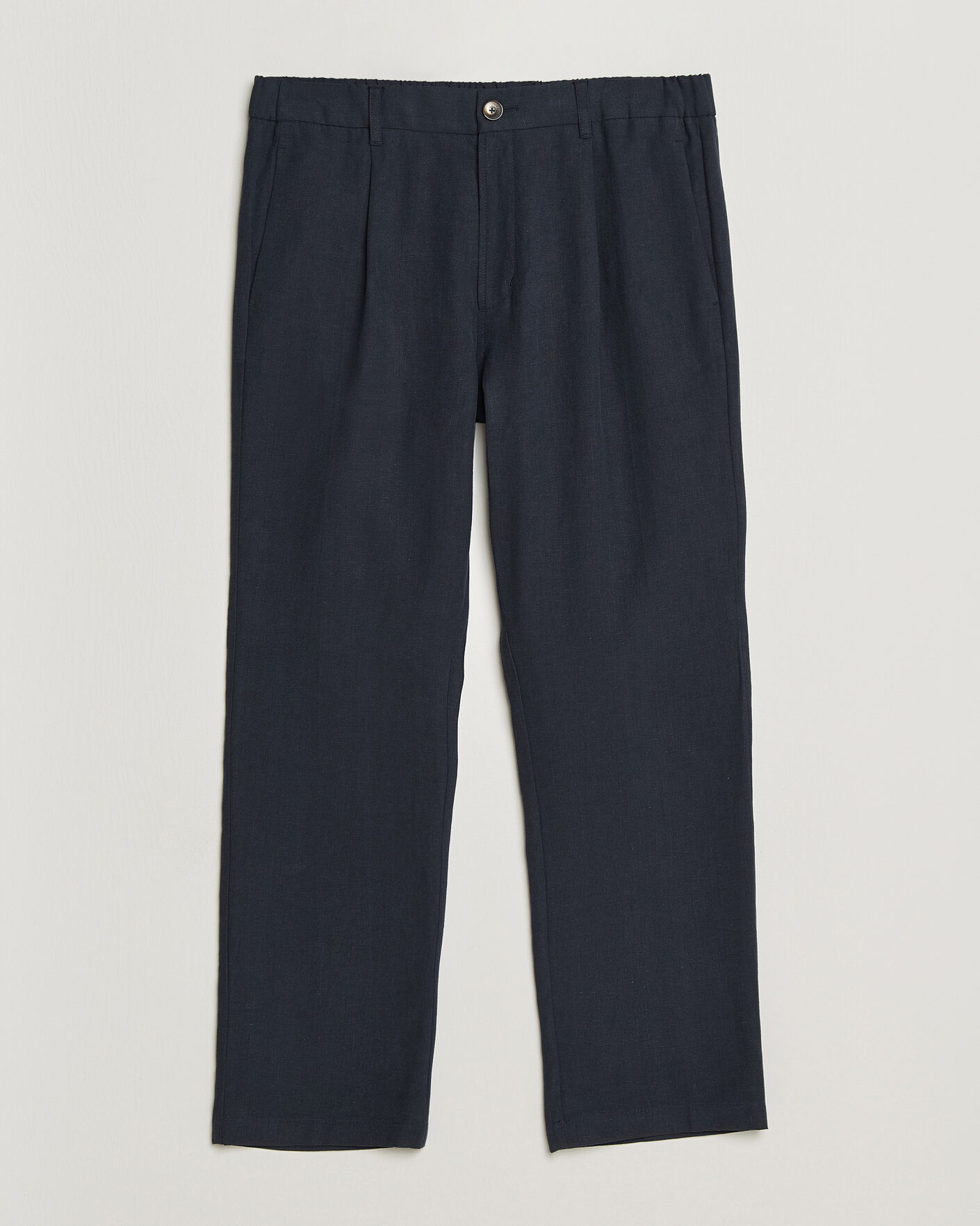 Homme | Pantalons | Herno | Cotton/Linen Drawstring Pants Navy