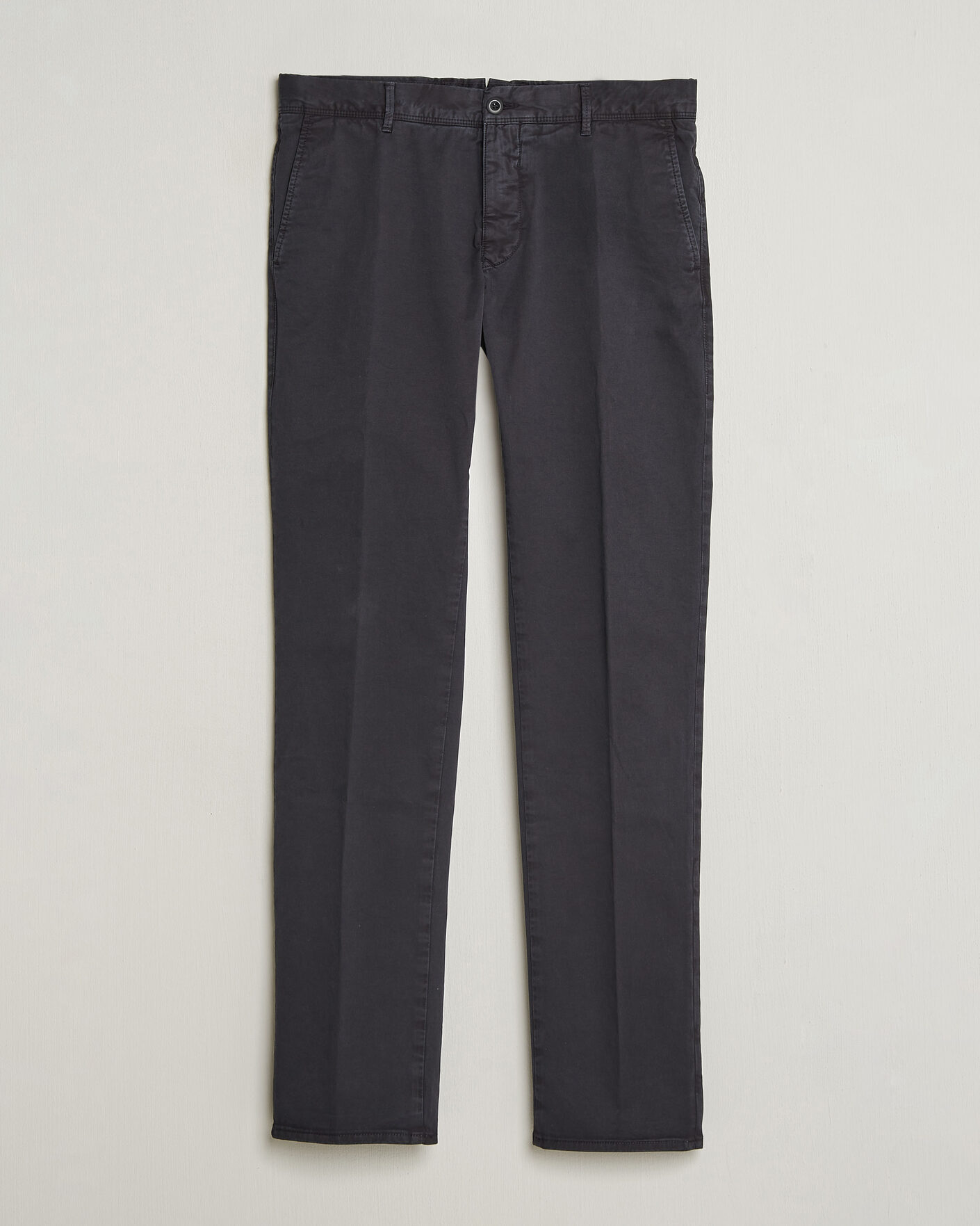 Homme | Pantalons | Incotex | Slim Fit Garment Dyed Slacks Navy