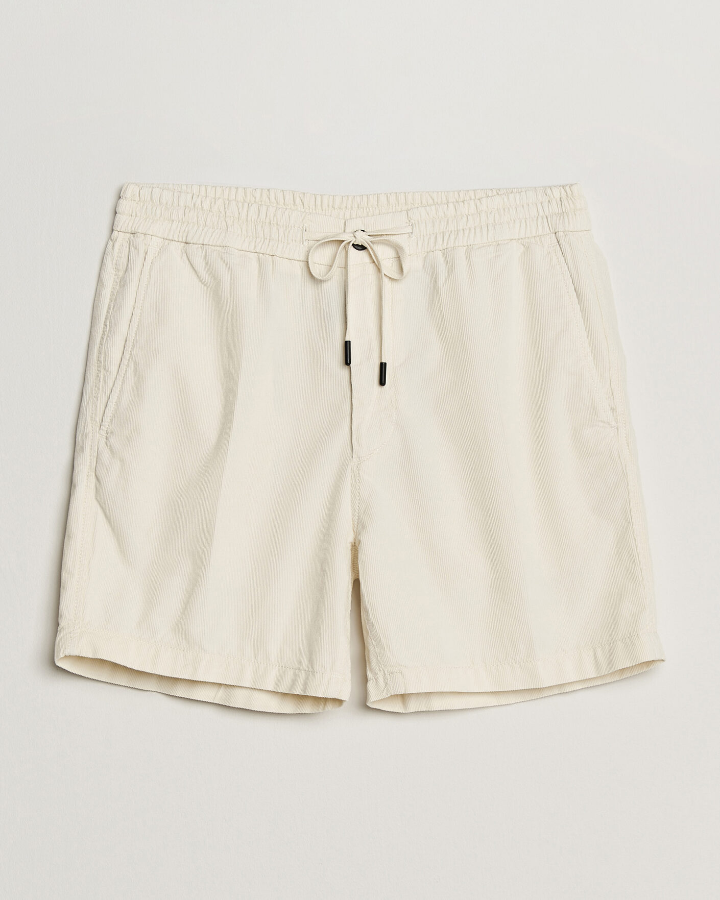 Homme | Shorts | Incotex | Baby Corduroy Drawstring Shorts Off White