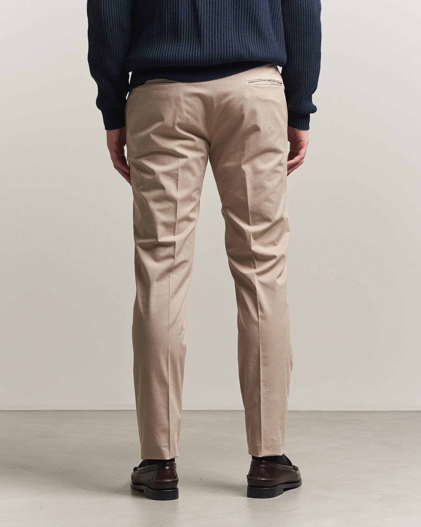 Homme | Pantalons | Incotex | Slim Fit Comfort Chinos Sand