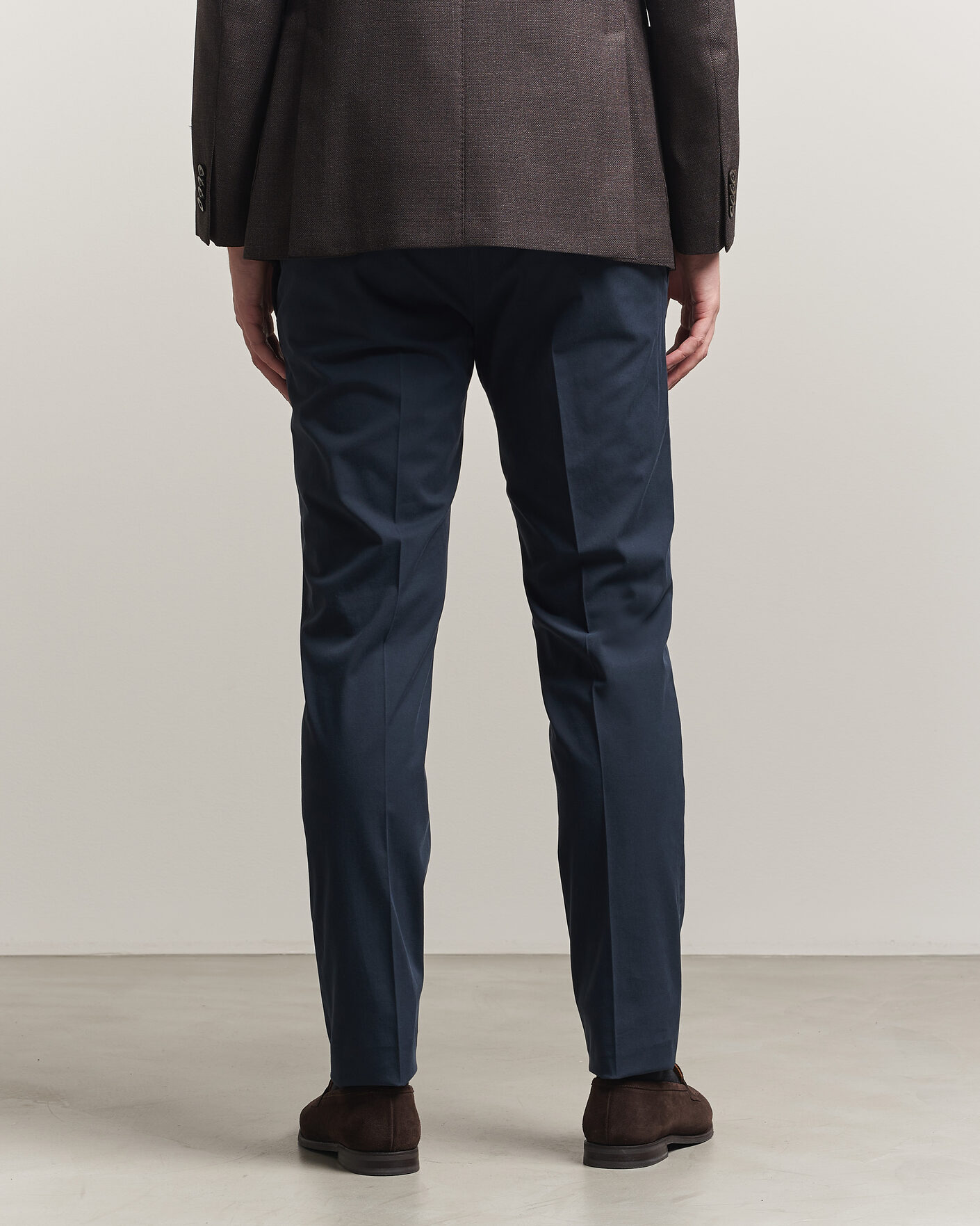 Homme | Pantalons | Incotex | Slim Fit Comfort Chinos Navy