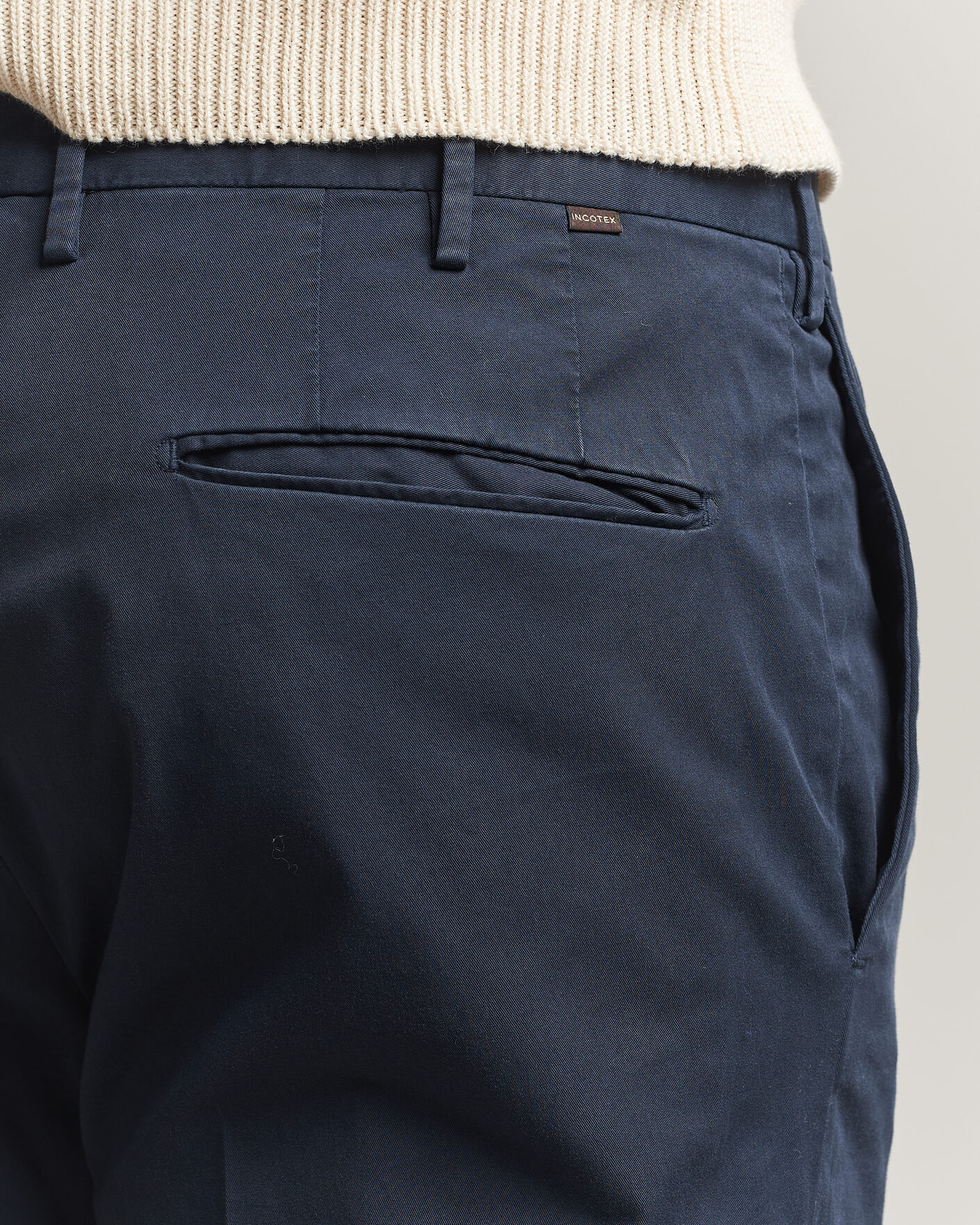 Homme | Pantalons | Incotex | Slim Fit Comfort Chinos Navy