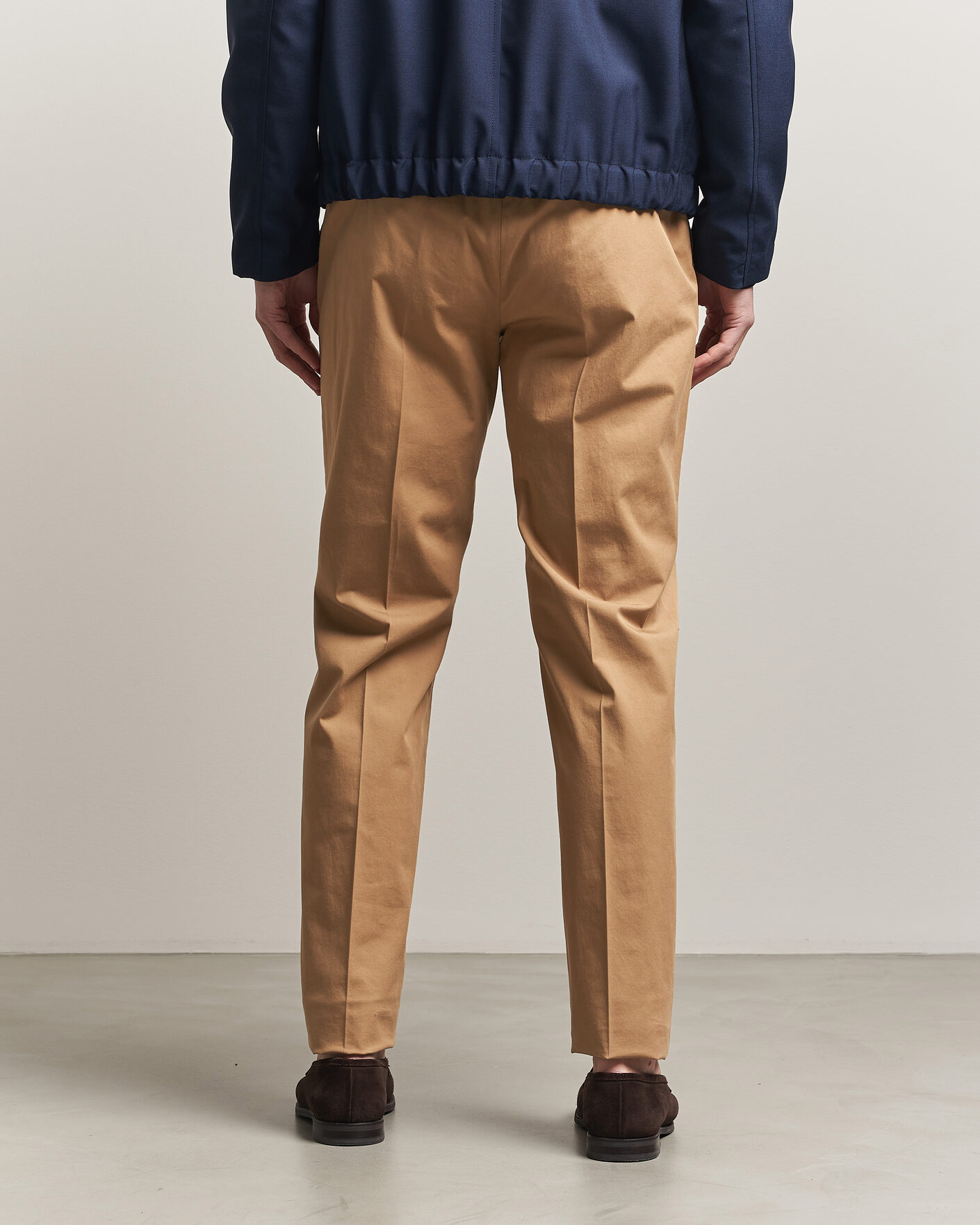 Homme | Pantalons | Incotex | Regular Fit Comfort Chinos Khaki