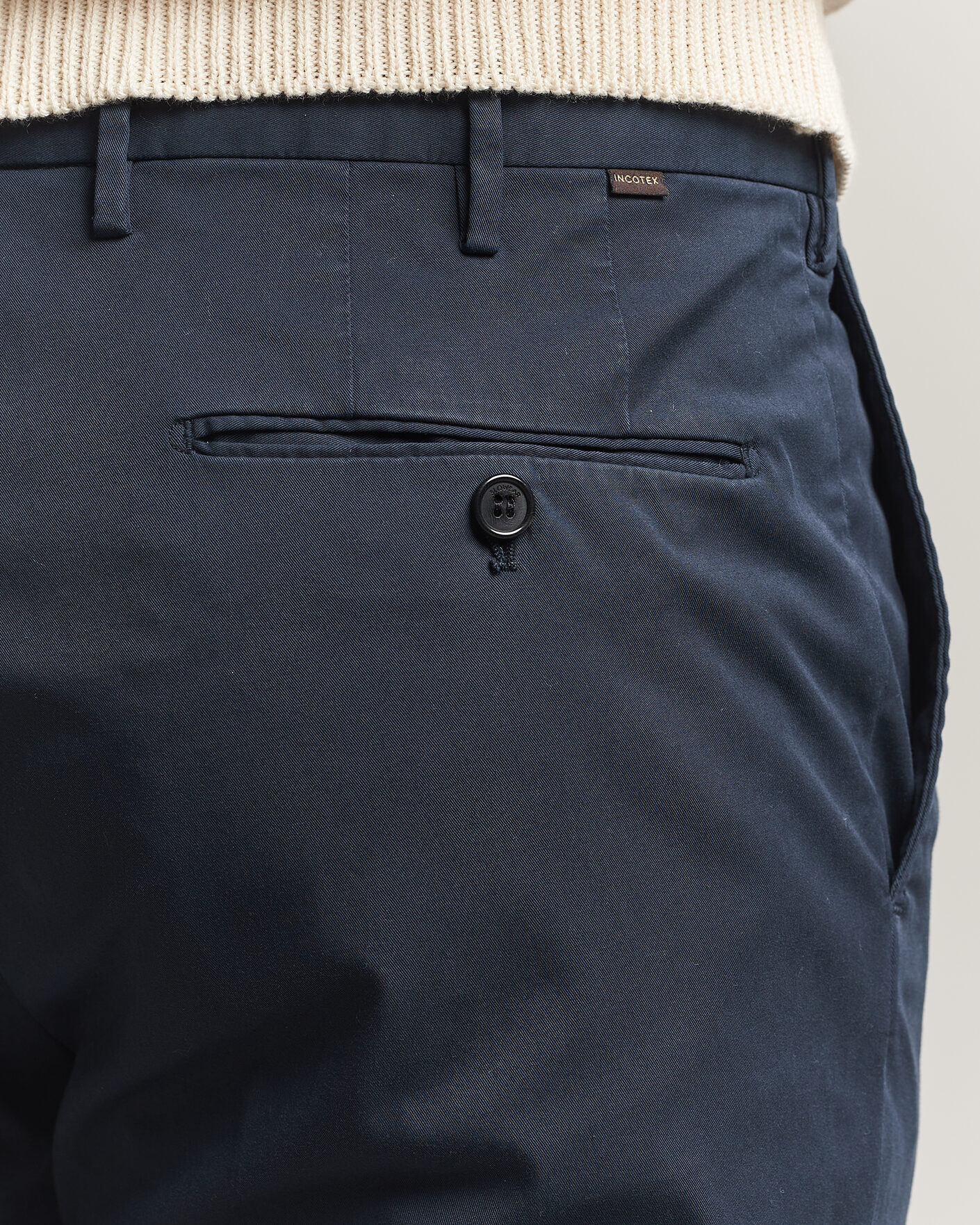 Homme | Pantalons | Incotex | Regular Fit Comfort Chinos Navy