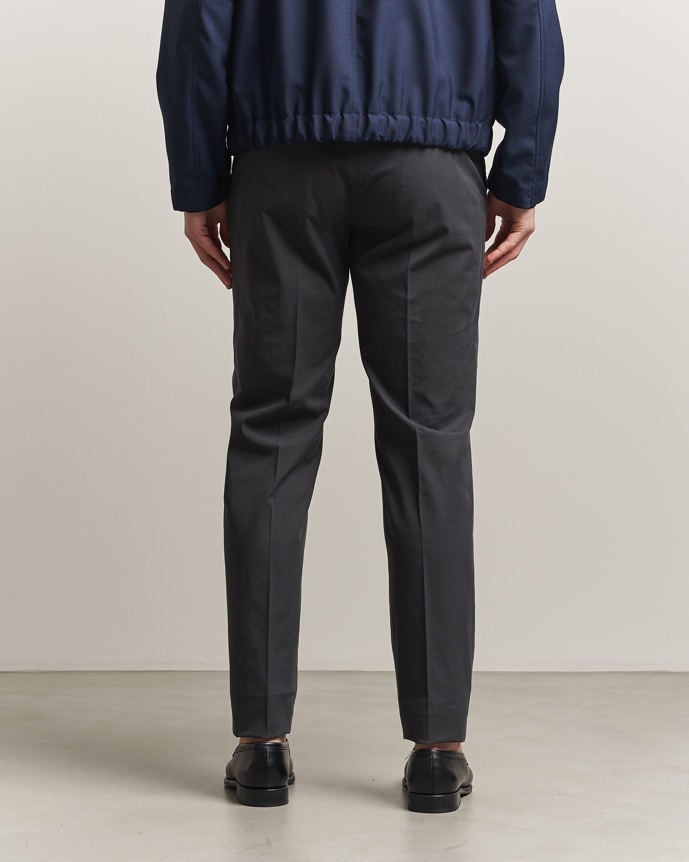 Homme | Pantalons | Incotex | Regular Fit Comfort Chinos Dark Grey