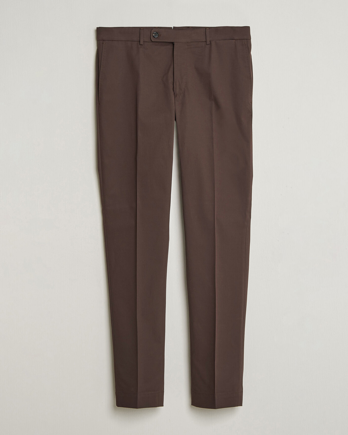 Homme | Pantalons | Incotex | Regular Fit Flexgab Cotton Chinos Dark Brown