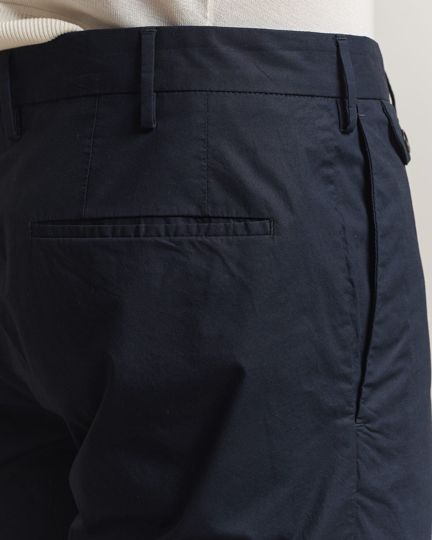 Homme | Shorts | Incotex | Cotton Poplin Shorts Navy