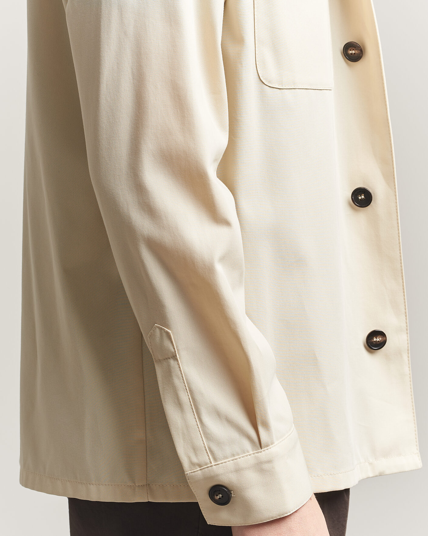 Homme | Chemises | Incotex | Ice Cotton Twill Overshirt Natural
