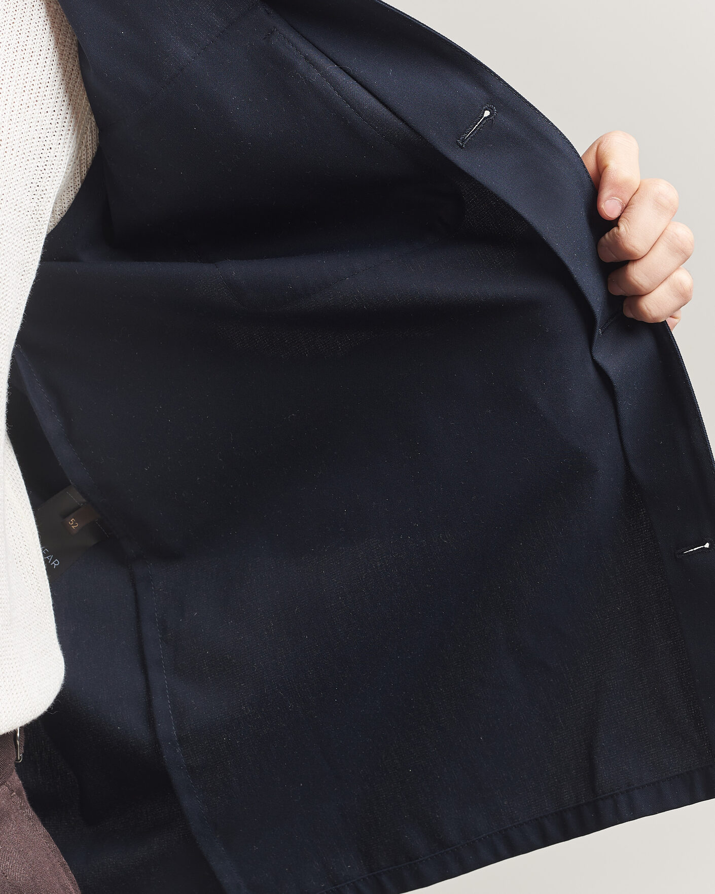 Homme | Chemises | Incotex | Ice Cotton Twill Overshirt Navy