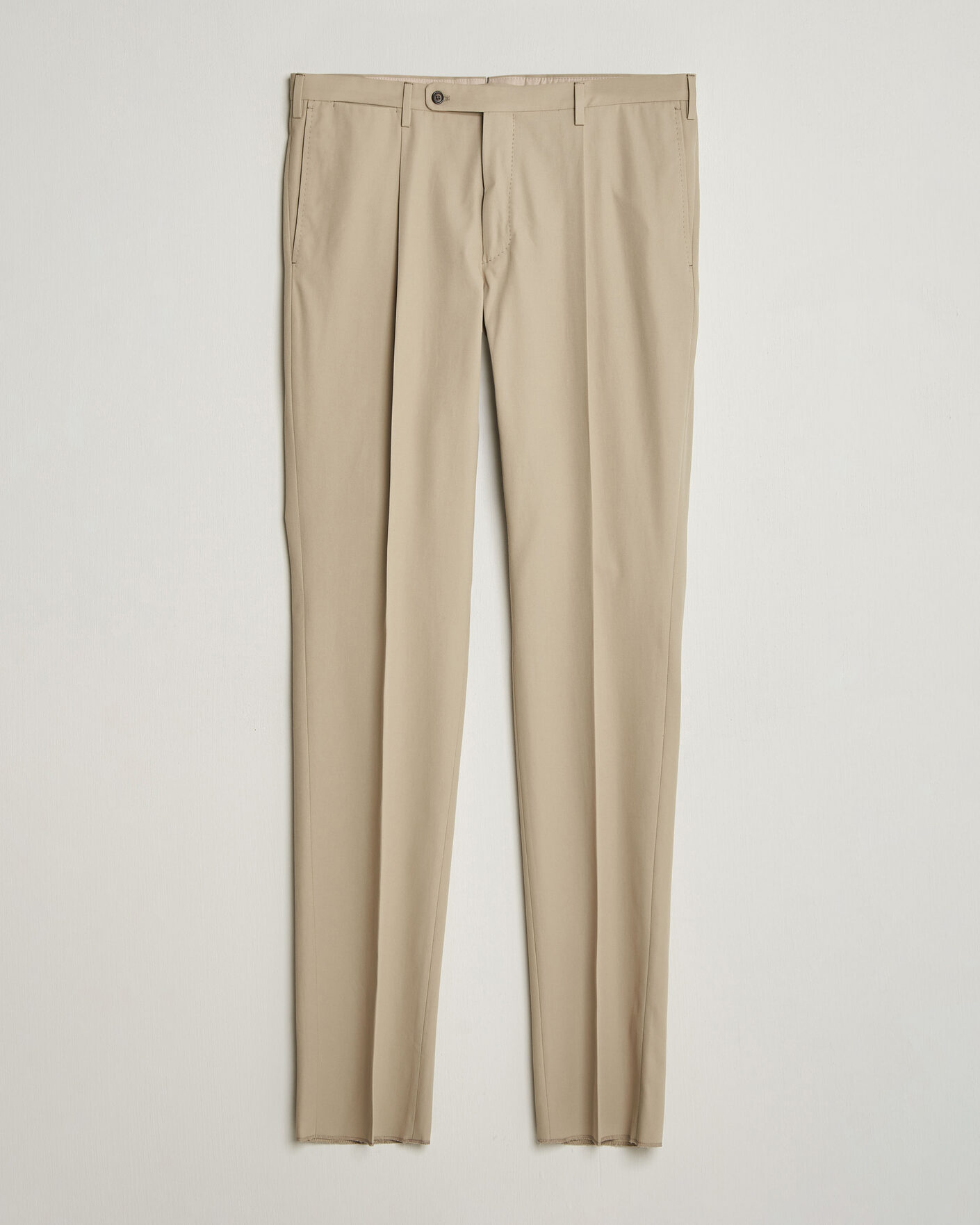 Homme | Pantalons | Incotex | Ice Cotton Twill Pants Sand