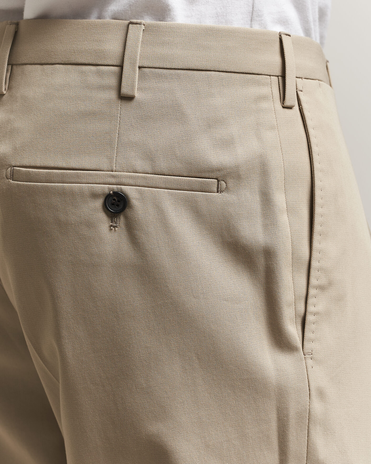 Homme | Pantalons | Incotex | Ice Cotton Twill Pants Sand