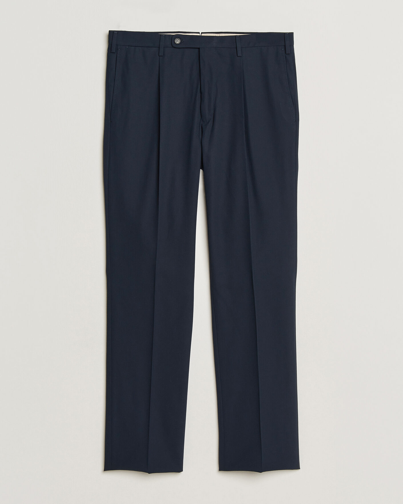 Homme | Pantalons | Incotex | Ice Cotton Twill Pants Navy