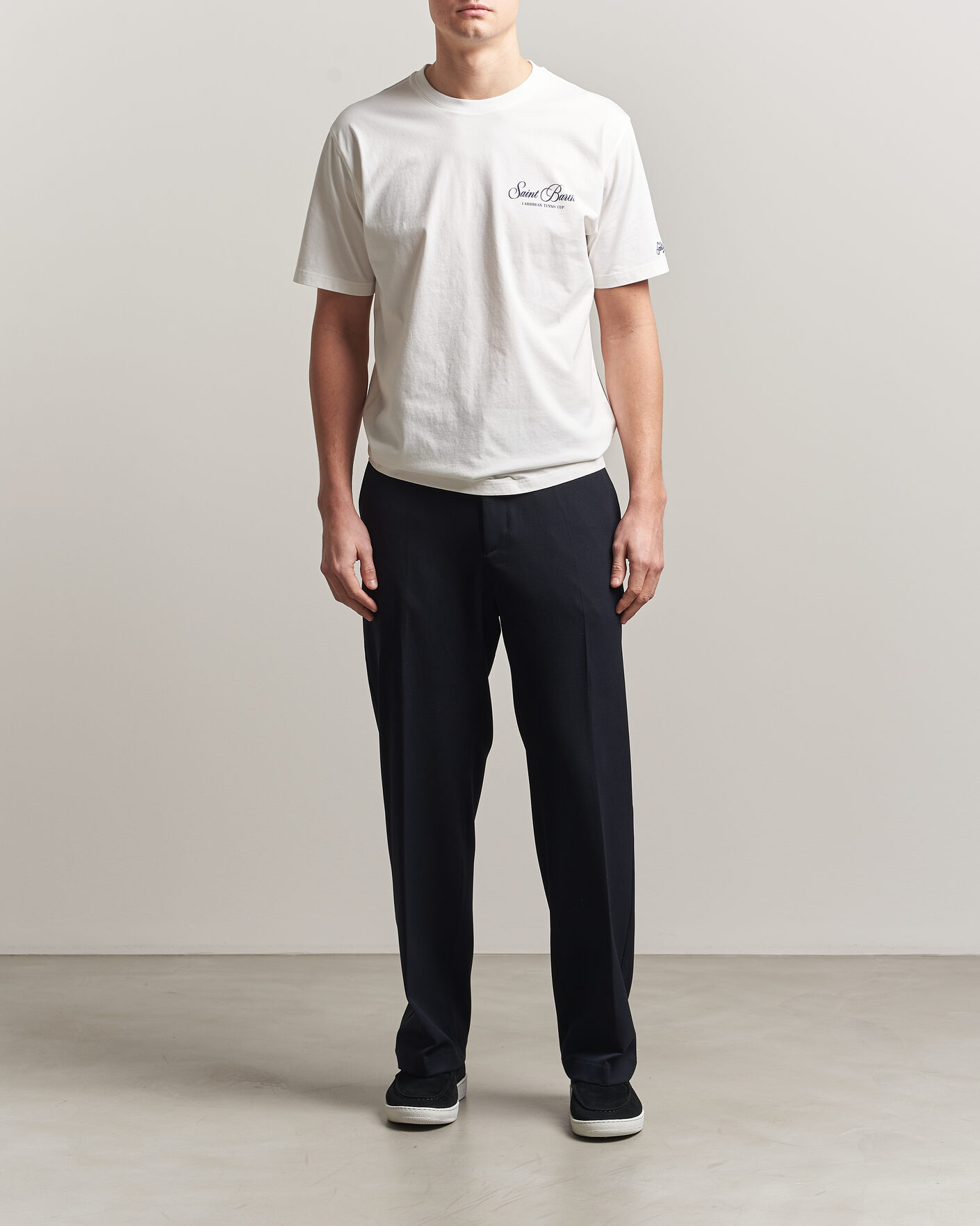 Homme | T-shirts | MC2 Saint Barth | Back Printed Cotton T-Shirt Gustavia Cup