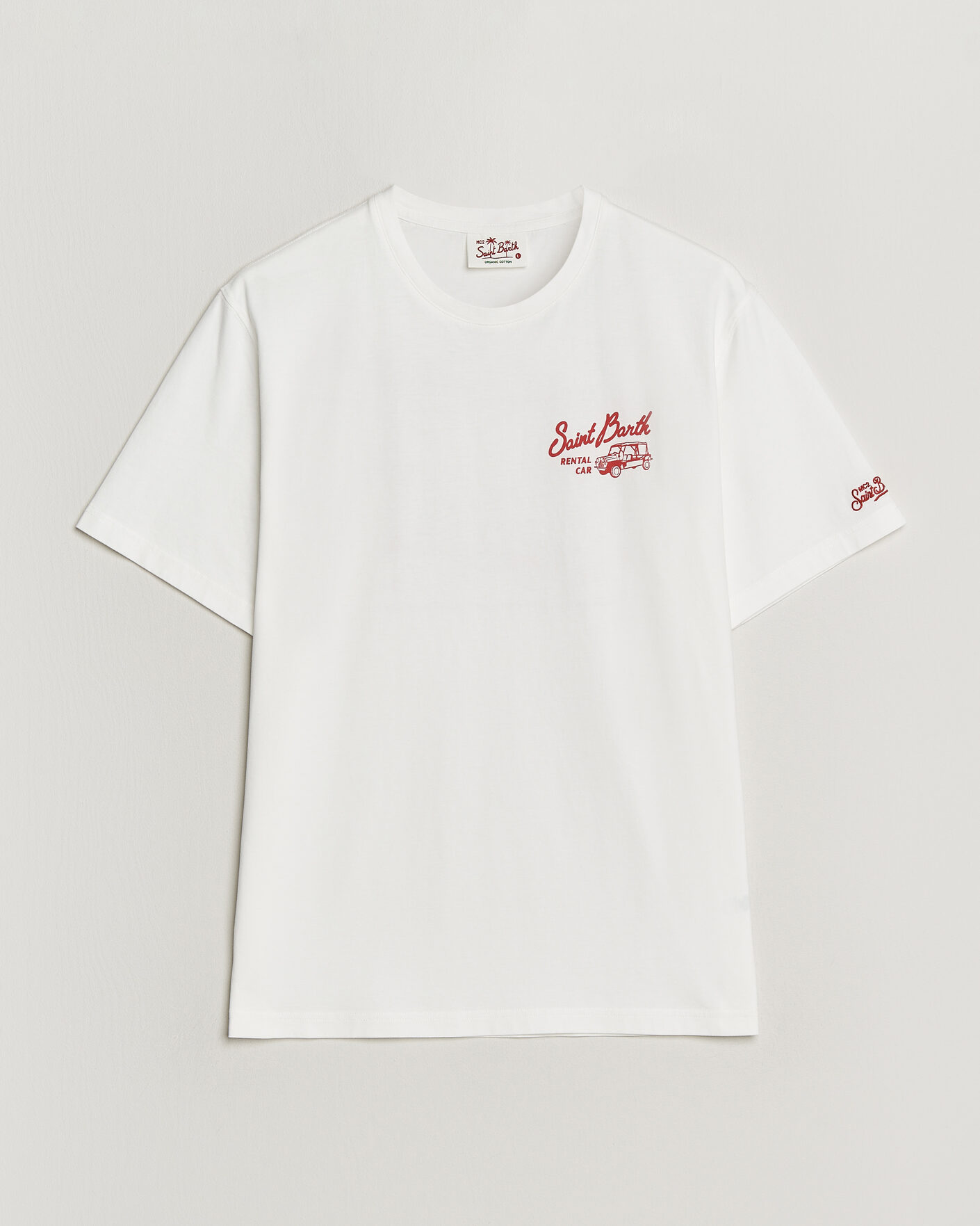 Homme | T-shirts | MC2 Saint Barth | Back Printed Cotton T-Shirt Rental Car