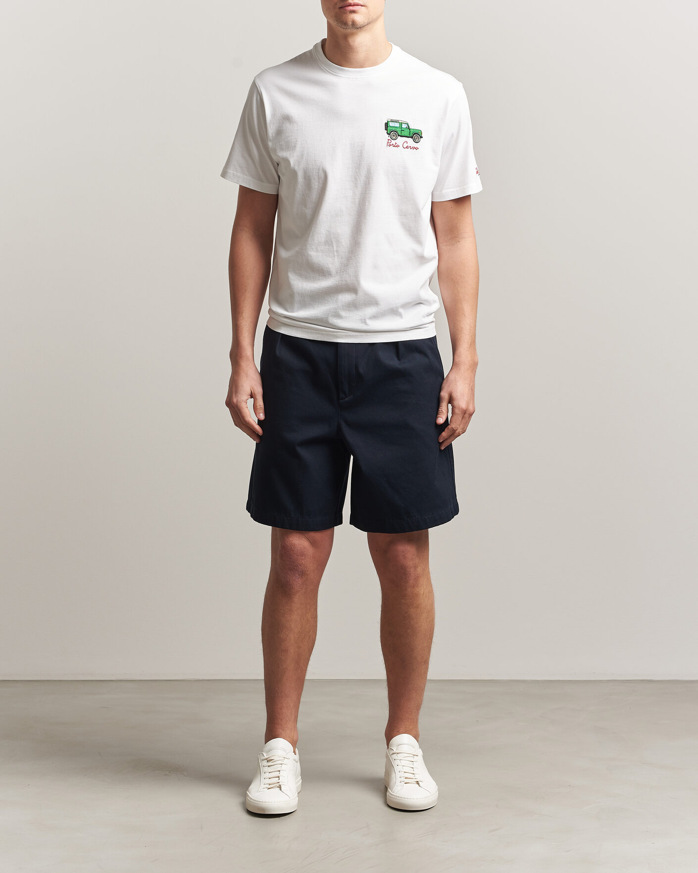 Homme | T-shirts | MC2 Saint Barth | Printed Cotton T-Shirt Car Cervo