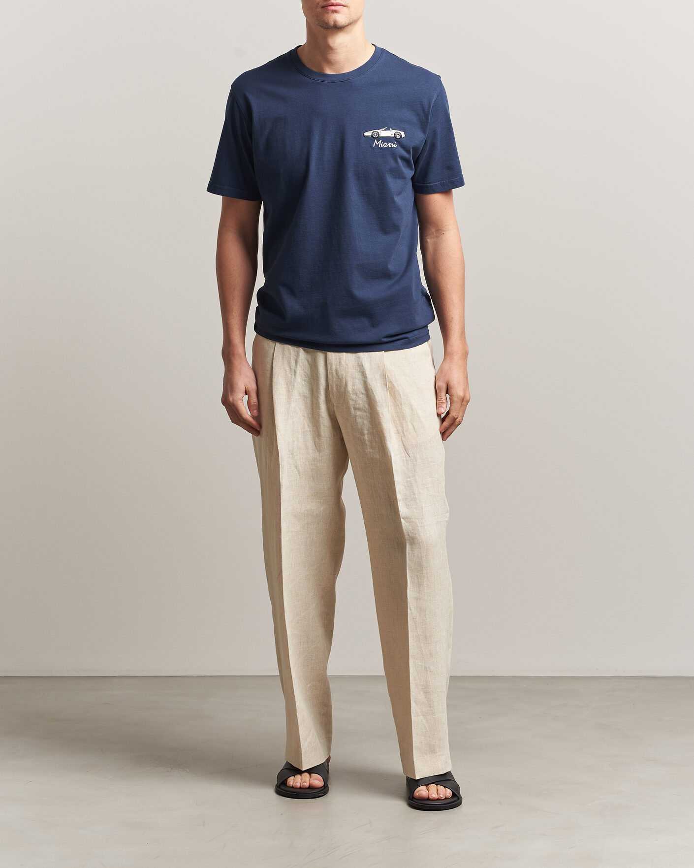 Homme | T-shirts | MC2 Saint Barth | Printed Cotton T-Shirt Car Miami