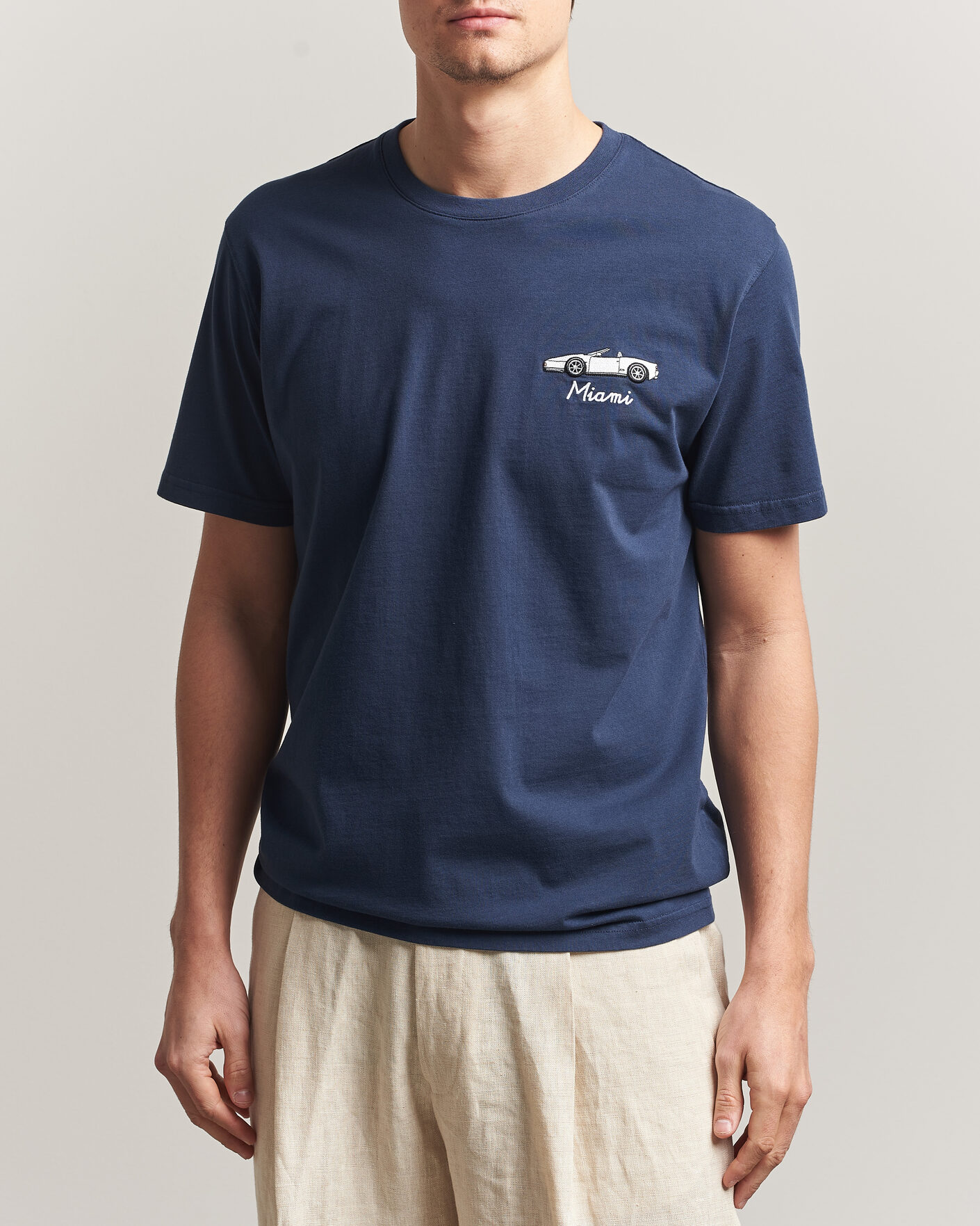 Homme | T-shirts | MC2 Saint Barth | Printed Cotton T-Shirt Car Miami