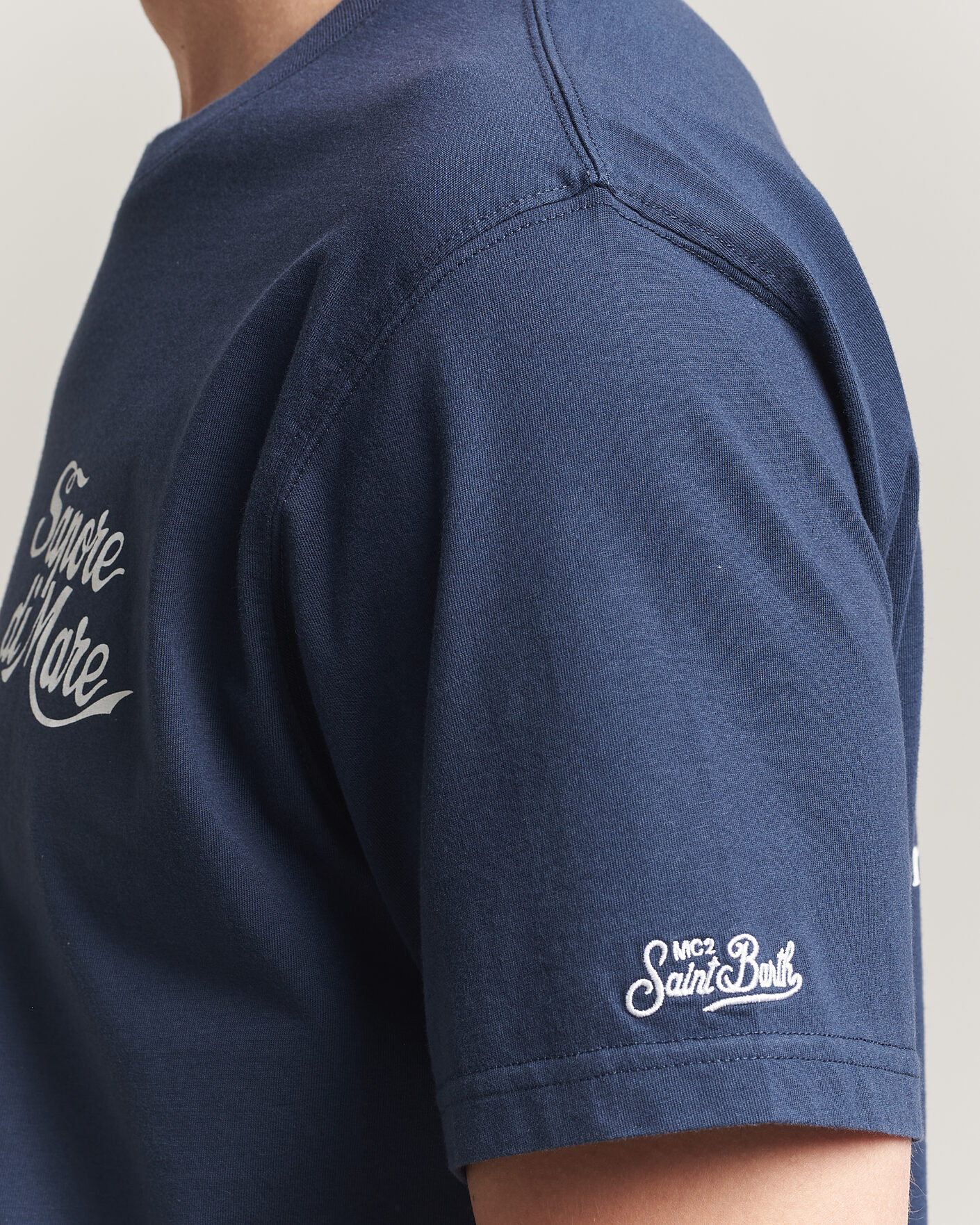 Homme | T-shirts | MC2 Saint Barth | Printed Cotton T-Shirt Sapore Di Mare
