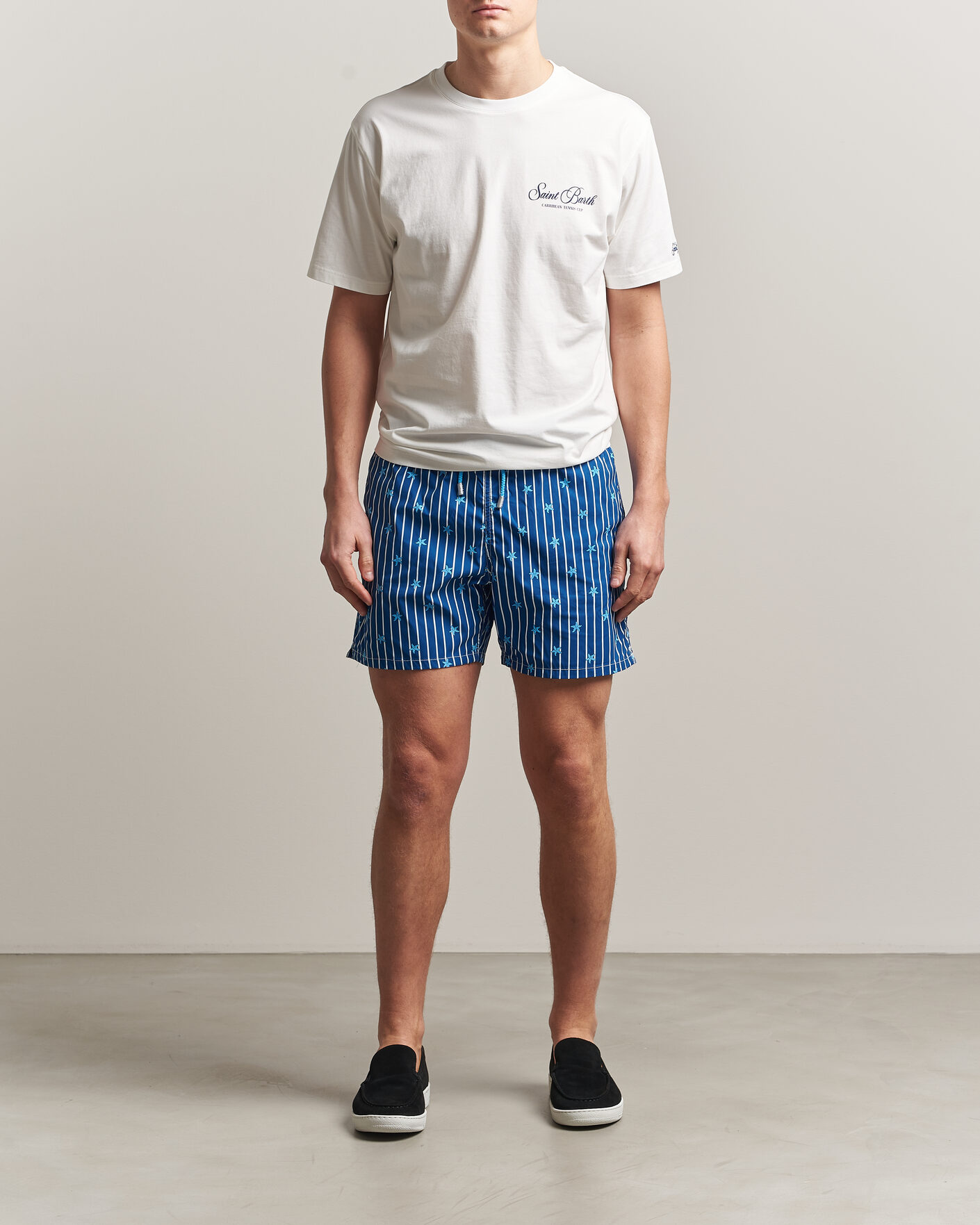 Homme | Maillots De Bain | MC2 Saint Barth | Printed Swim Shorts Blue Starfish