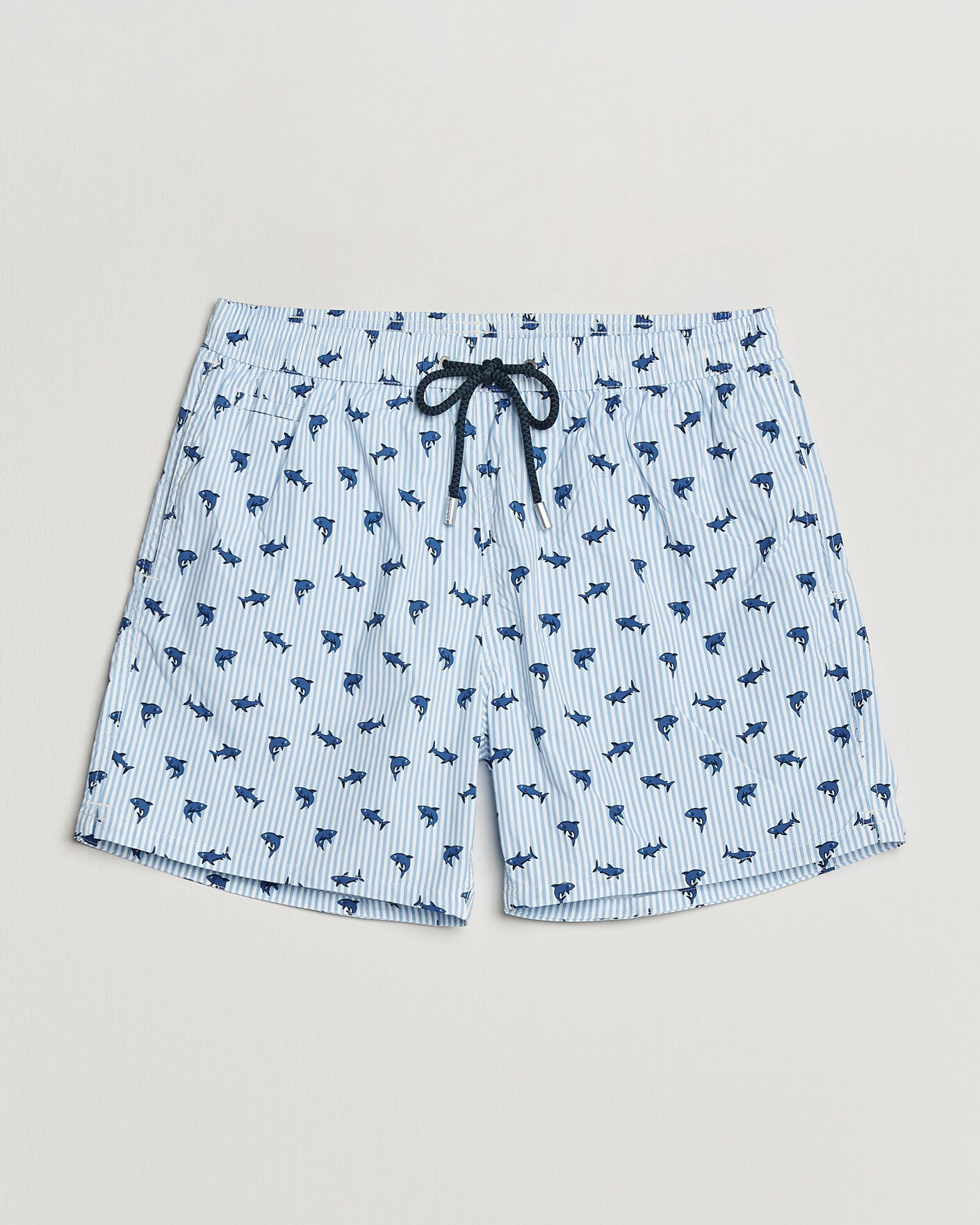 Homme | Maillots De Bain | MC2 Saint Barth | Printed Swim Shorts Blue Sharks