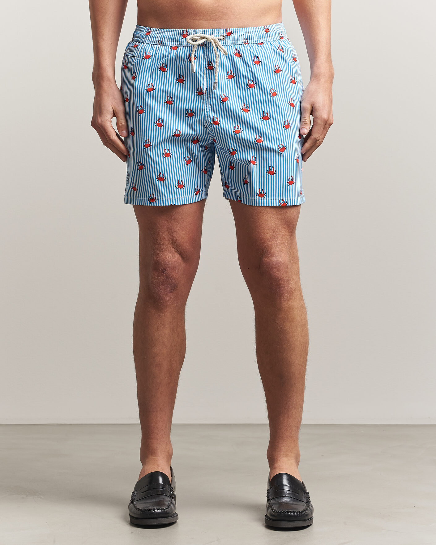 Homme | Maillots De Bain | MC2 Saint Barth | Printed Swim Shorts Blue Crabs