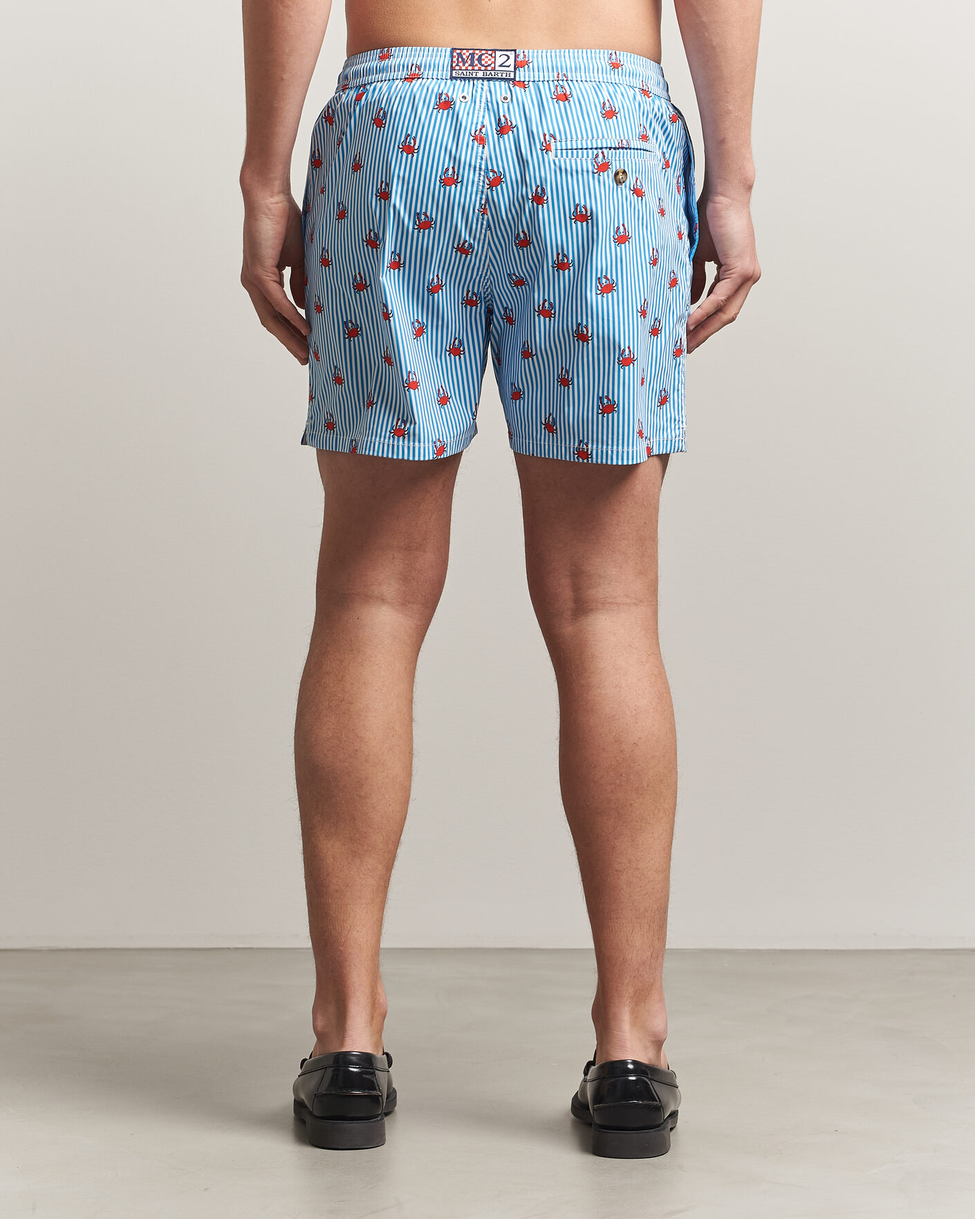 Homme | Maillots De Bain | MC2 Saint Barth | Printed Swim Shorts Blue Crabs