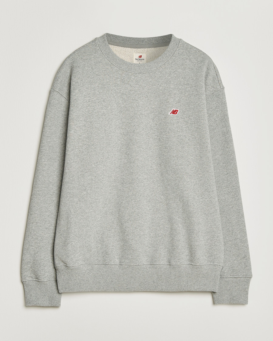 Homme | Pulls Et Tricots | New Balance Made In US & UK | New Balance Made In USA Core Sweatshirt Athletic Grey