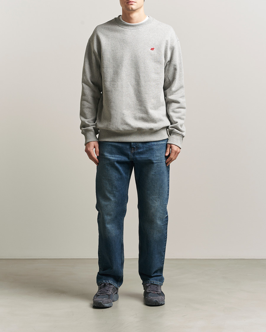 Homme | Pulls Et Tricots | New Balance Made In US & UK | New Balance Made In USA Core Sweatshirt Athletic Grey